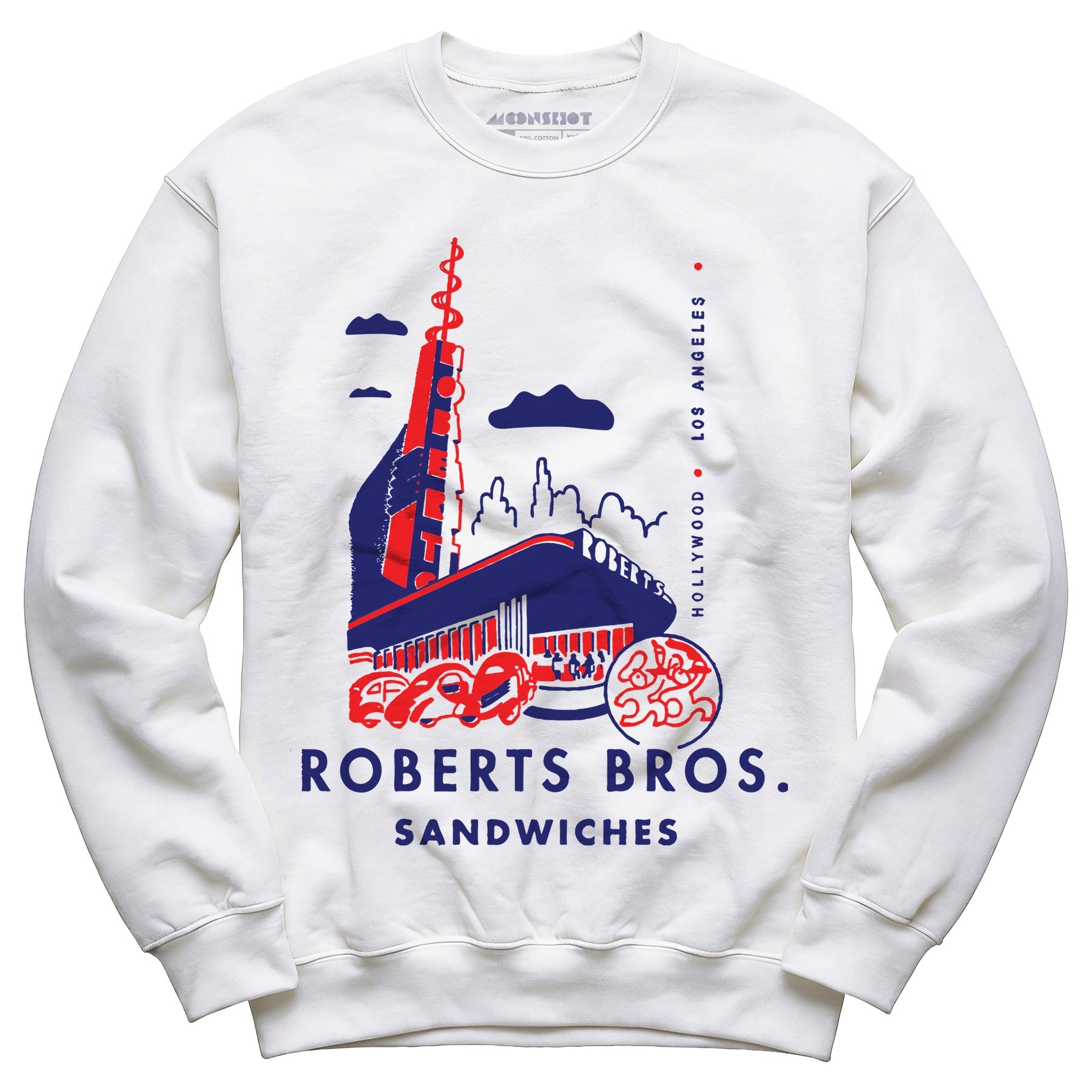 Roberts Bros Sandwiches - Los Angeles, CA - Vintage Restaurant - Unisex Sweatshirt