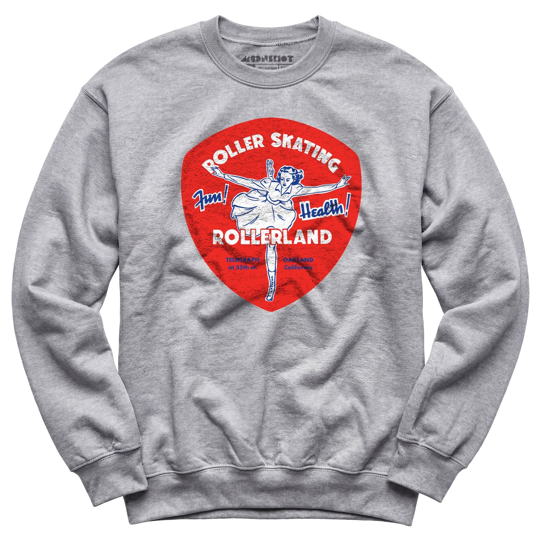 Rollerland - Oakland, CA - Vintage Roller Rink - Unisex Sweatshirt