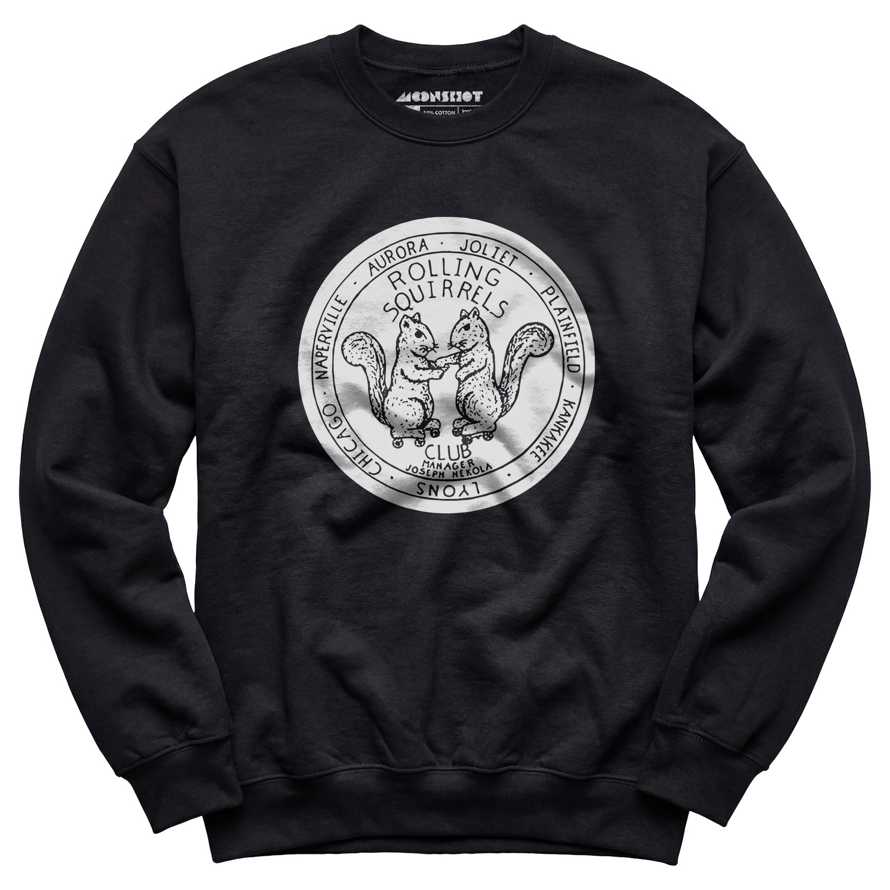 Rolling Squirrels - Illinois - Vintage Roller Rink - Unisex Sweatshirt