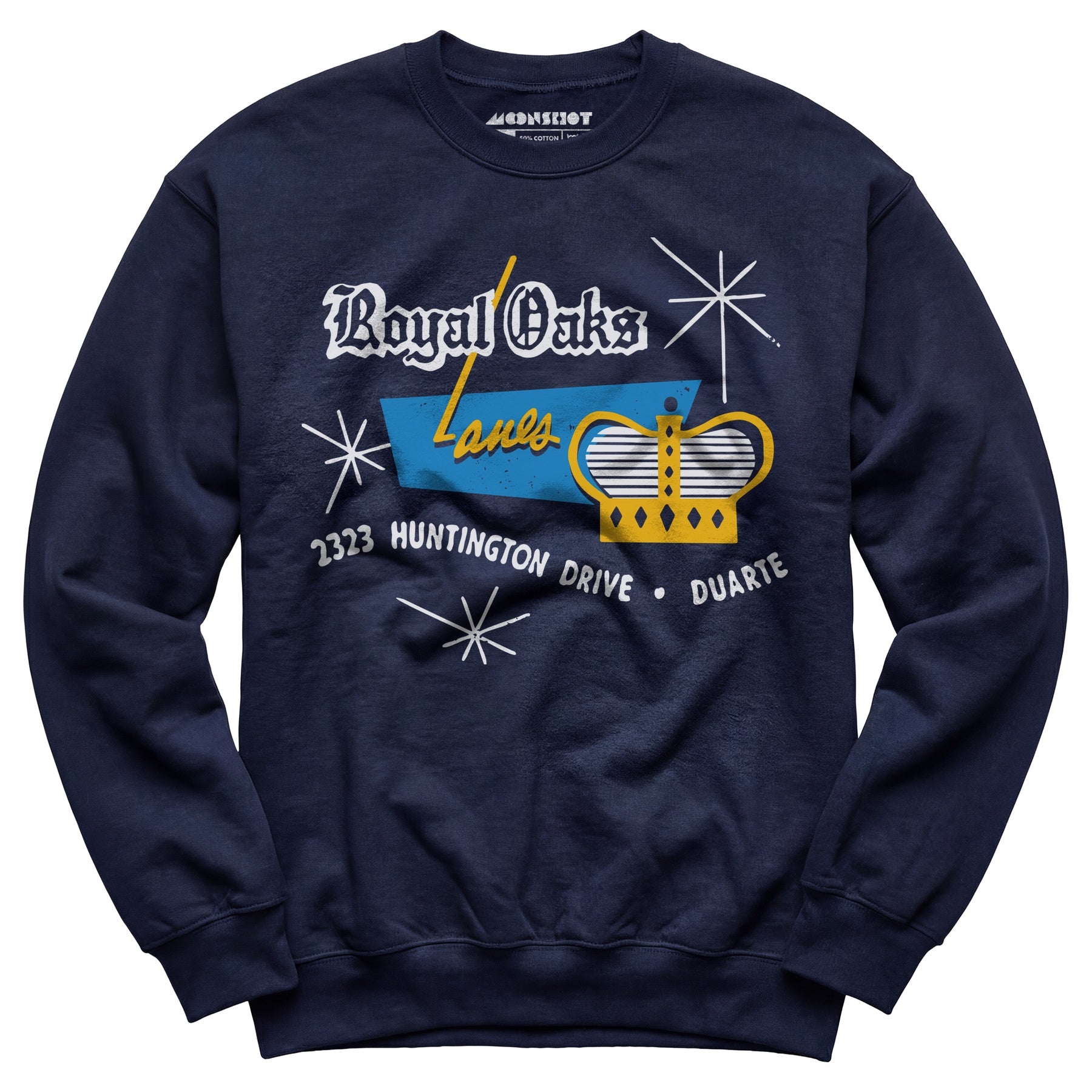 Royal Oaks Lanes - Duarte, CA - Vintage Bowling Alley - Unisex Sweatshirt