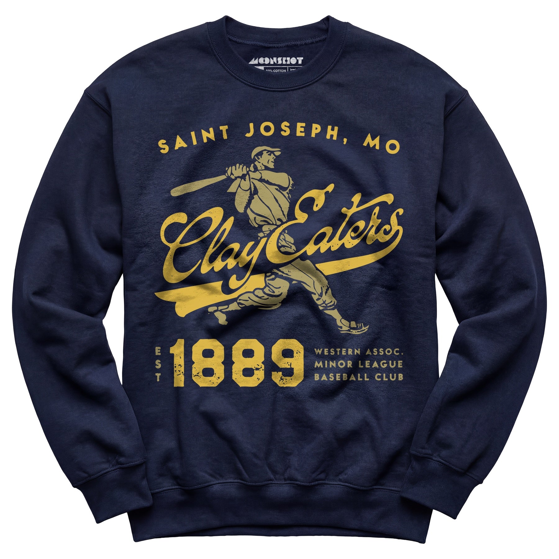 Saint Joseph Clay Eaters - Missouri - Vintage Defunct Baseball Teams - Unisex Sweatshirt