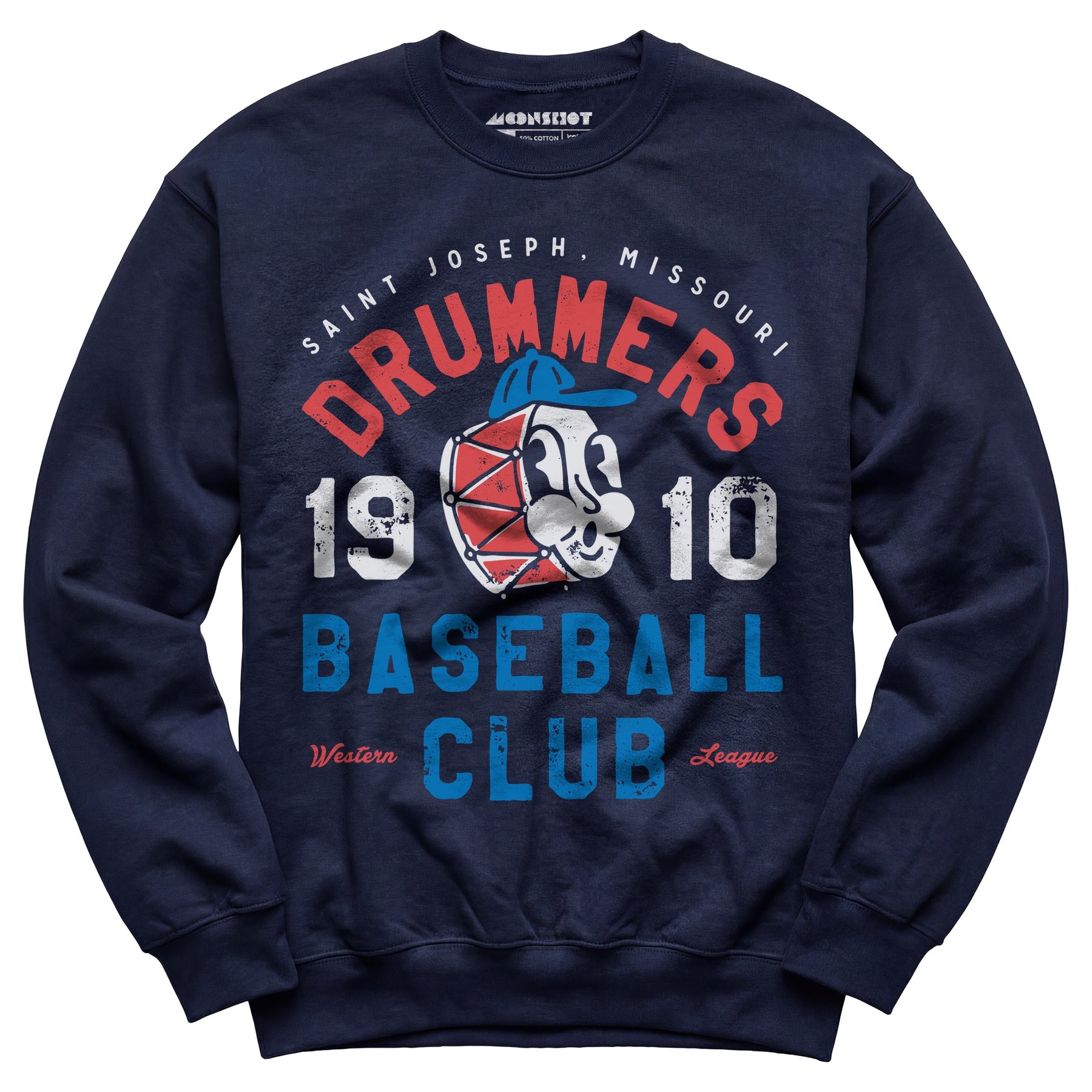 Saint Joseph Drummers - Missouri - Vintage Defunct Baseball Teams - Unisex Sweatshirt