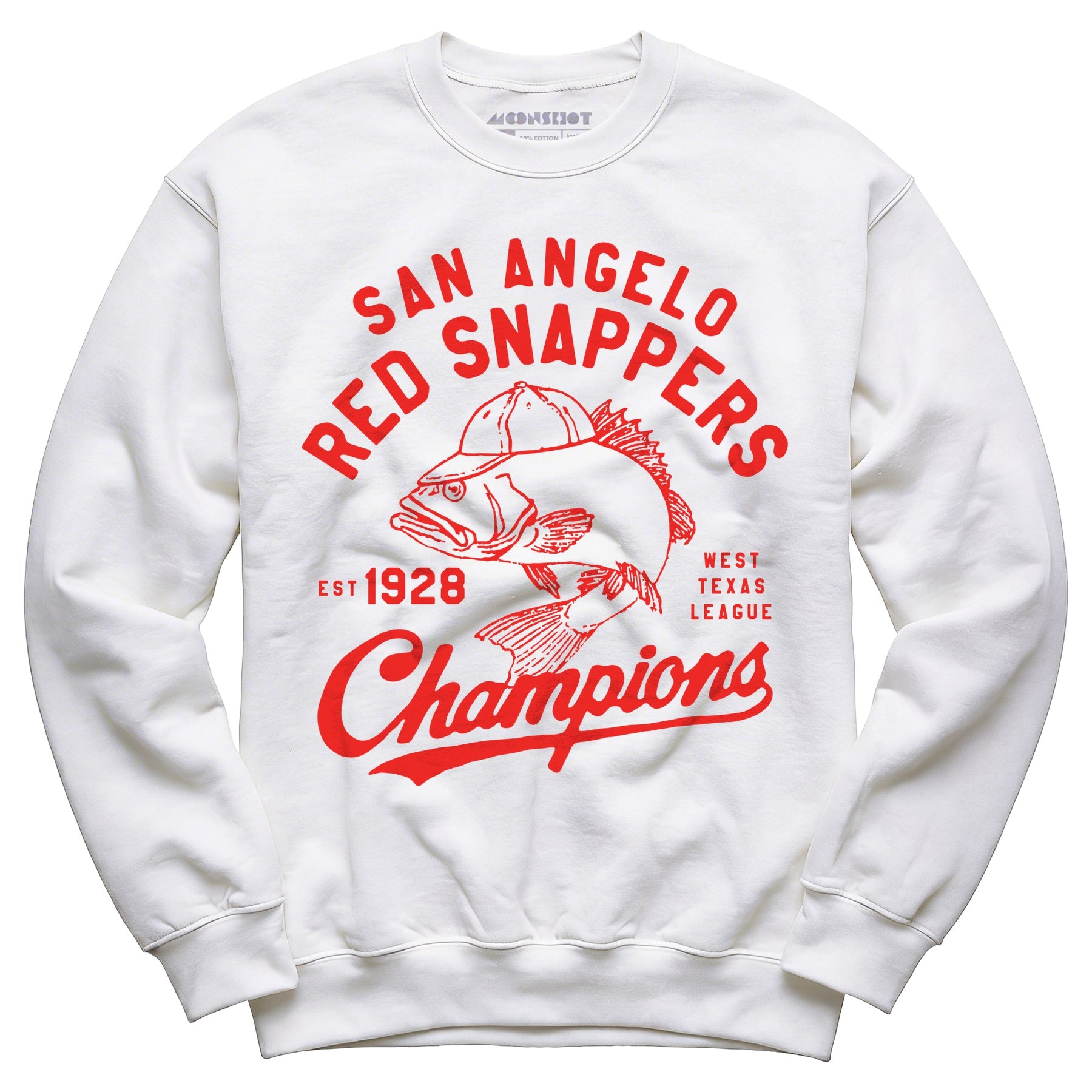San Angelo Red Snappers - Texas - Vintage Defunct Baseball Teams - Unisex Sweatshirt