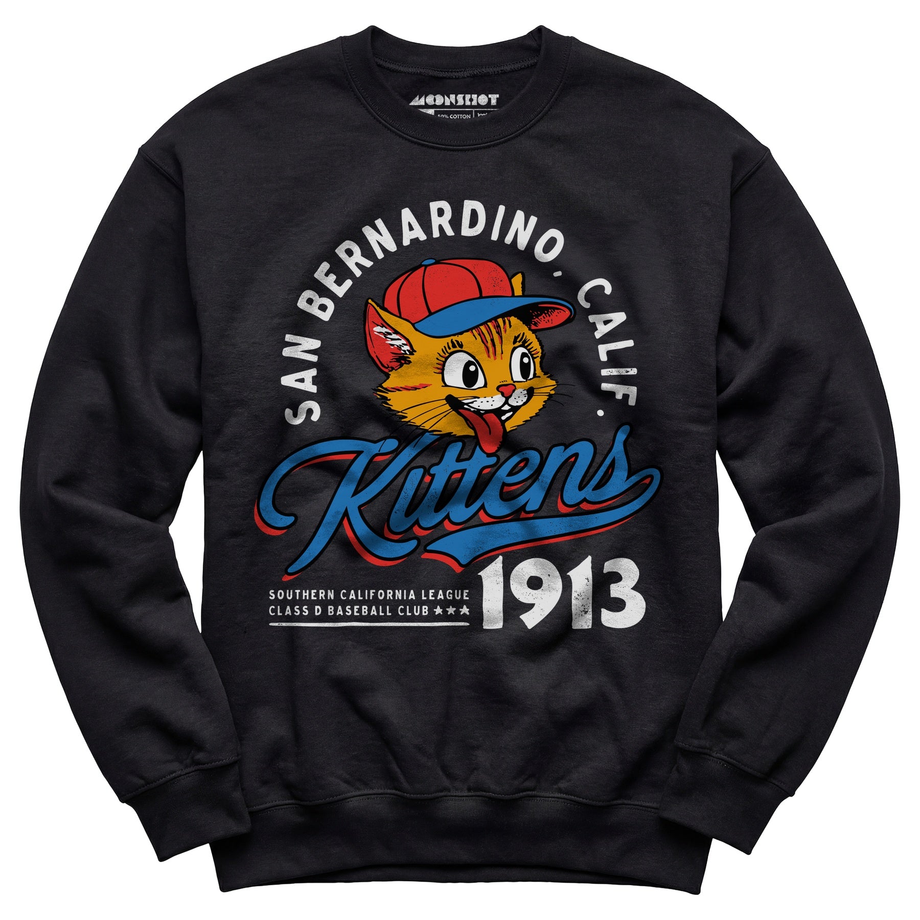 San Bernardino Kittens - California - Vintage Defunct Baseball Teams - Unisex Sweatshirt