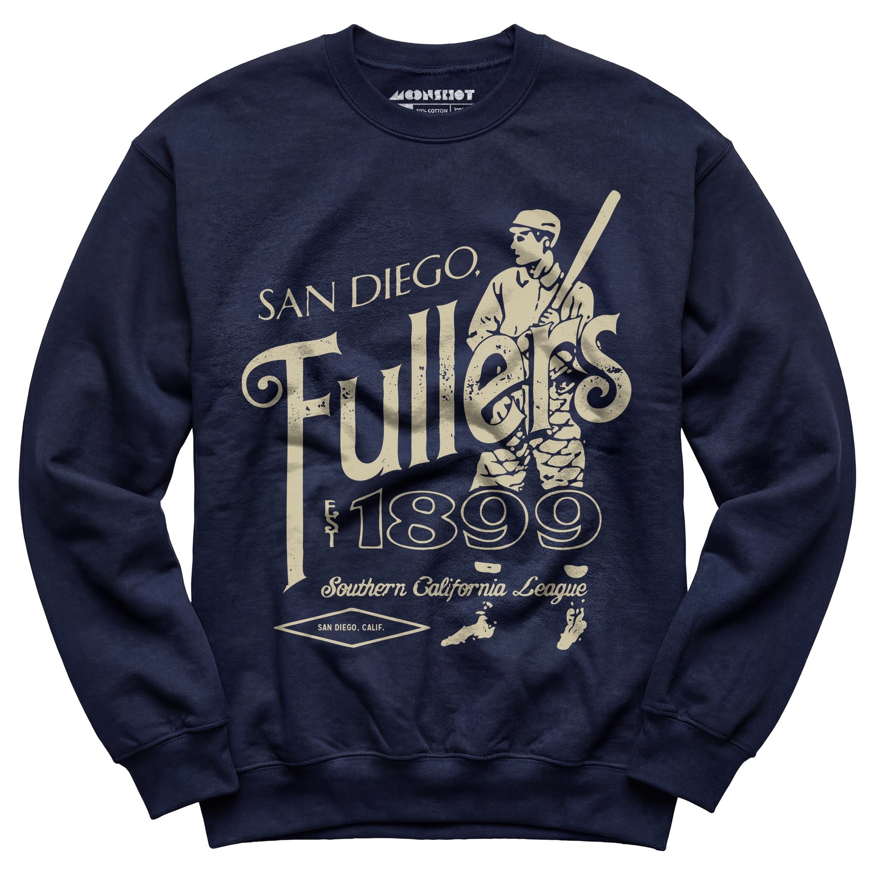 San Diego Fullers - California - Vintage Defunct Baseball Teams - Unisex Sweatshirt