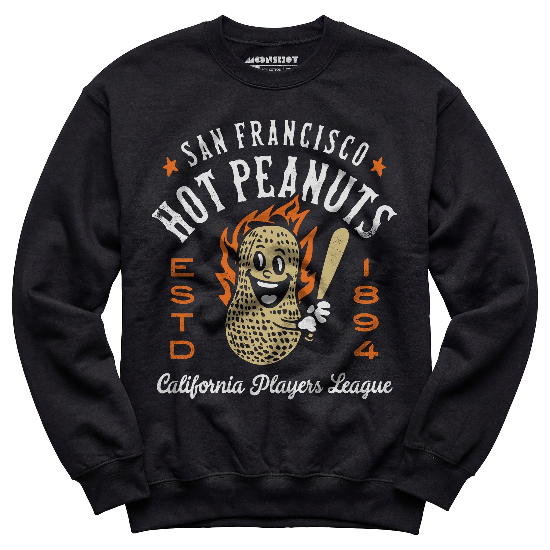 San Francisco Hot Peanuts - California - Vintage Defunct Baseball Teams - Unisex Sweatshirt