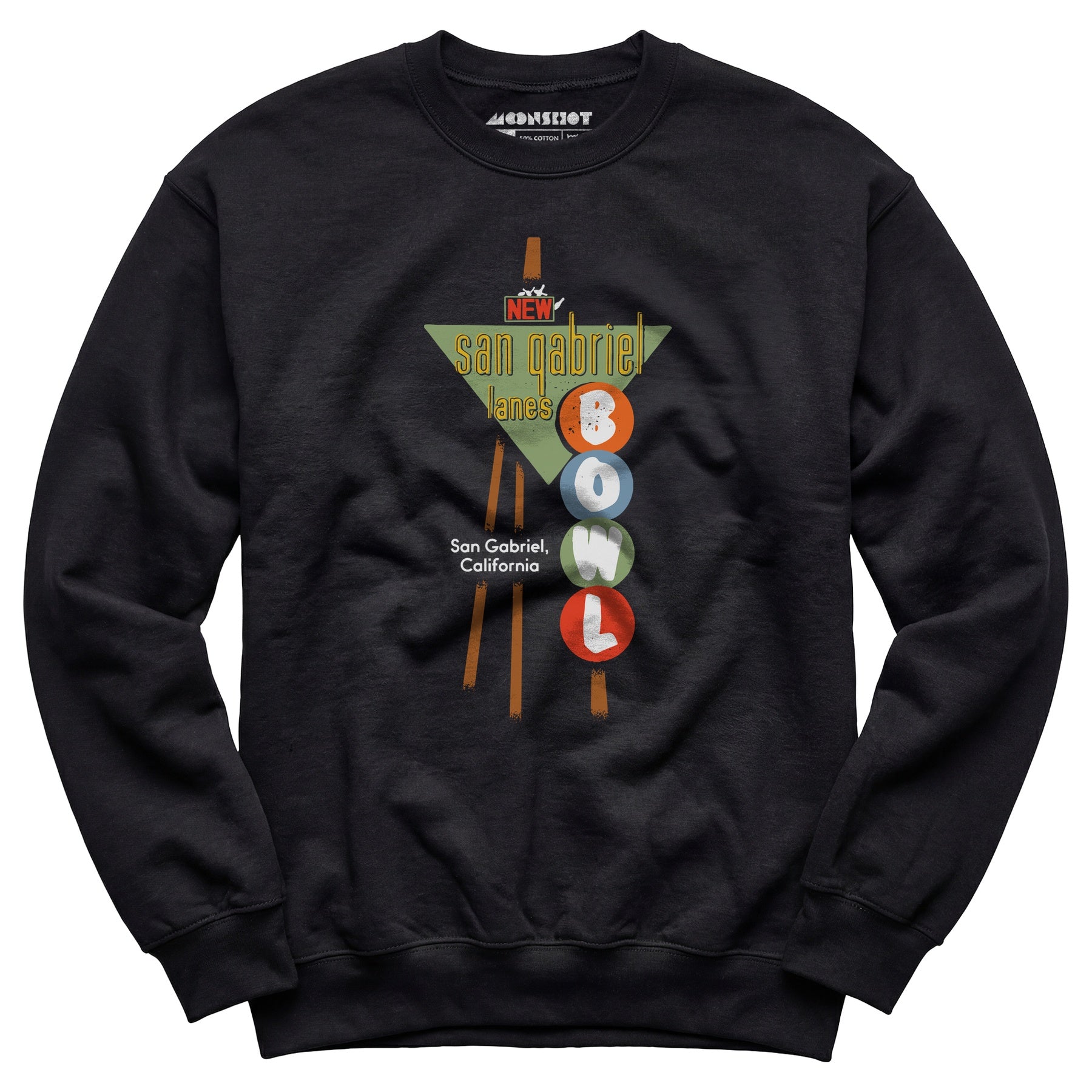 San Gabriel Lanes - San Gabriel, CA - Vintage Bowling Alley - Unisex Sweatshirt