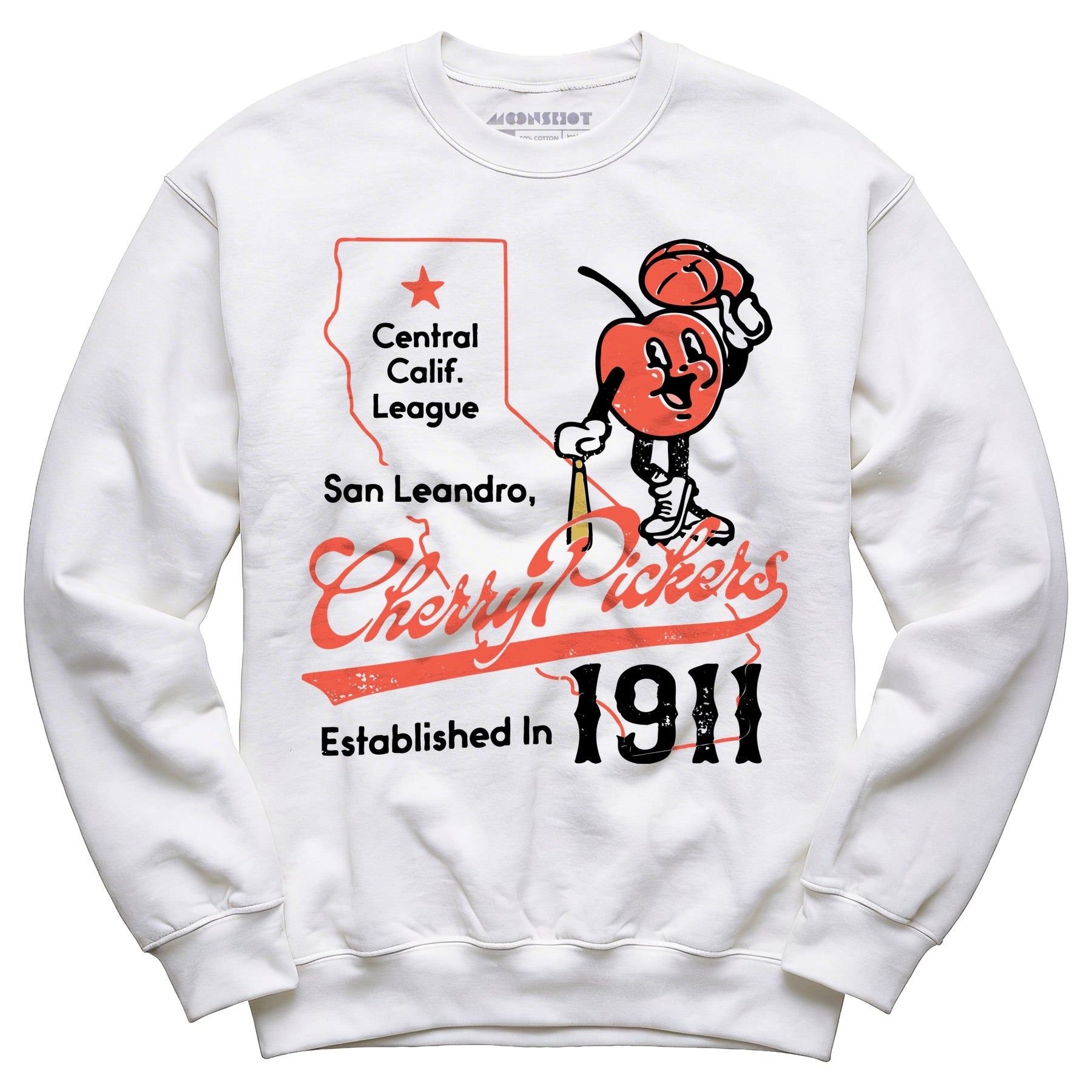 San Leandro Cherry Pickers - California - Vintage Defunct Baseball Teams - Unisex Sweatshirt