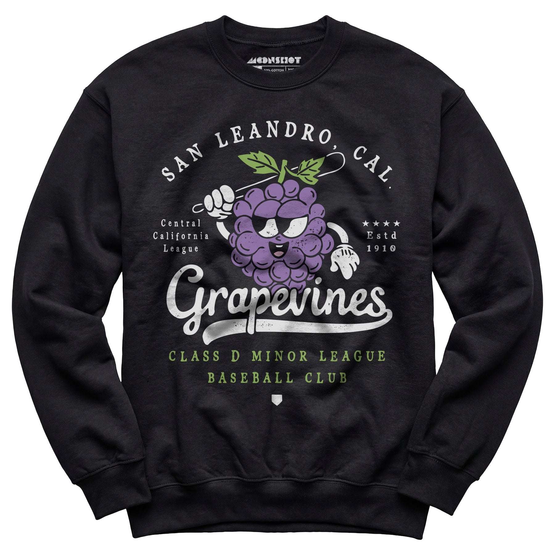 San Leandro Grapevines - California - Vintage Defunct Baseball Teams - Unisex Sweatshirt