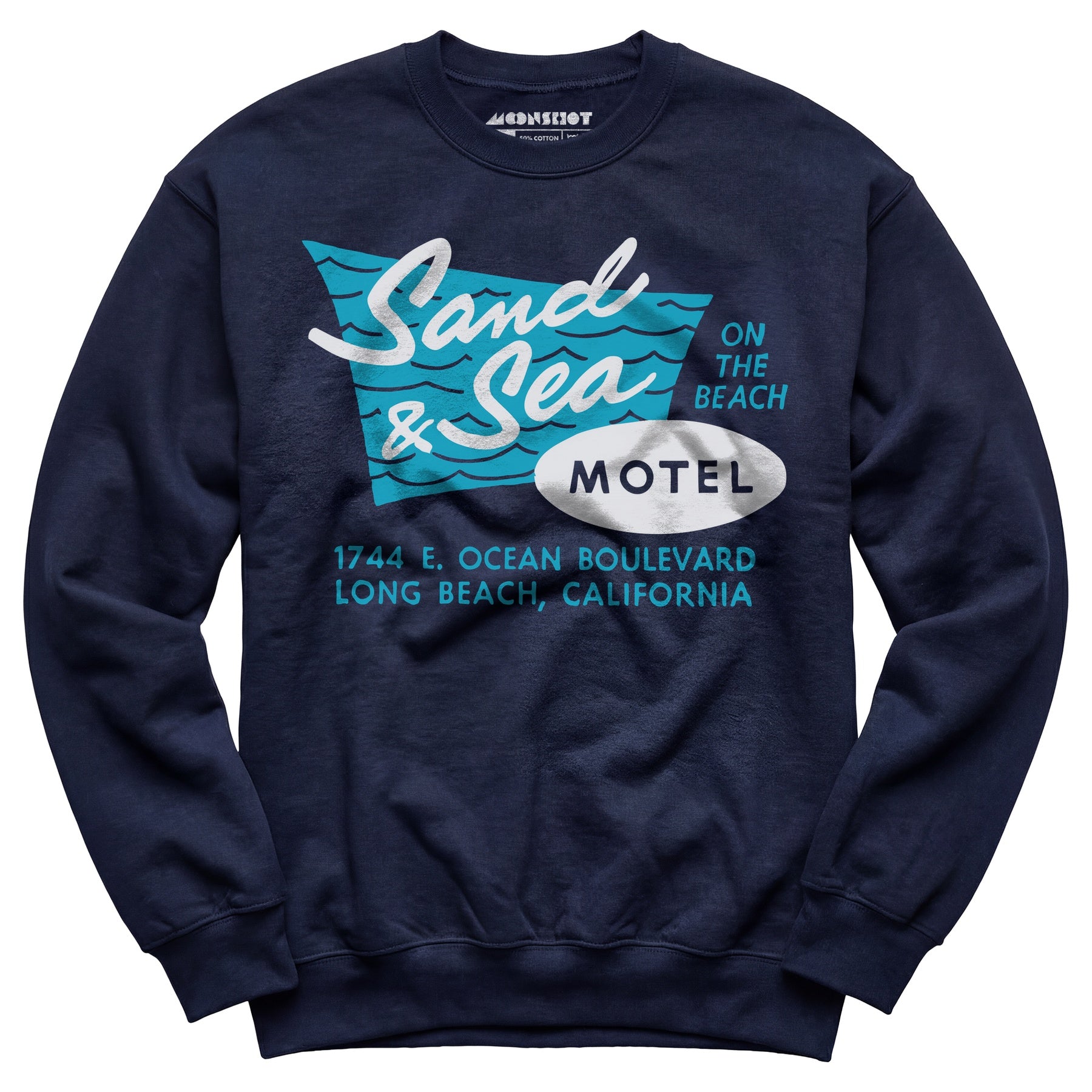 Sand & Sea Motel - Long Beach, CA - Vintage Motel - Unisex Sweatshirt