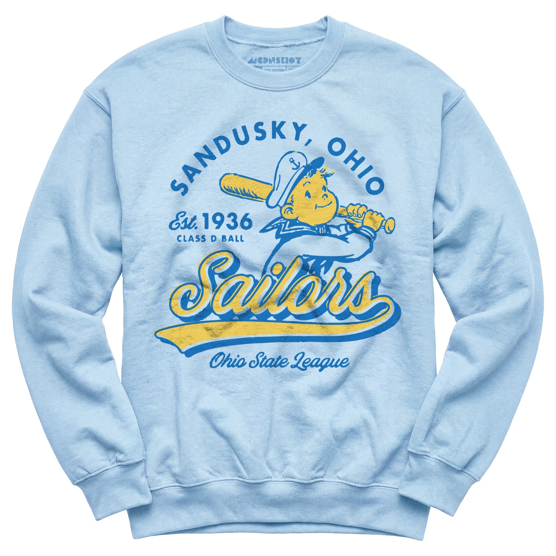 Sandusky Sailors - Ohio - Vintage Defunct Baseball Teams - Unisex Sweatshirt