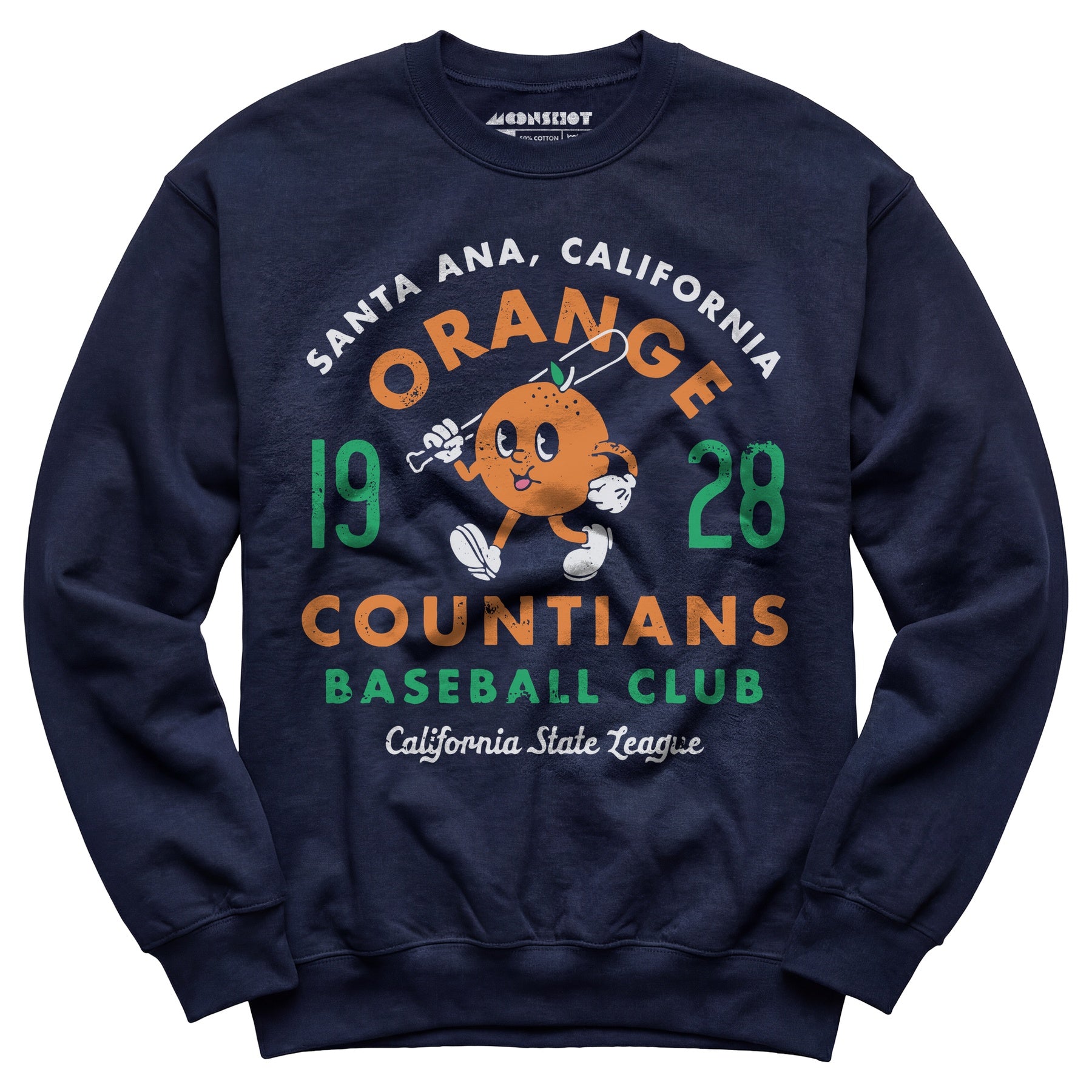 Santa Ana Orange Countians - California - Vintage Defunct Baseball Teams - Unisex Sweatshirt