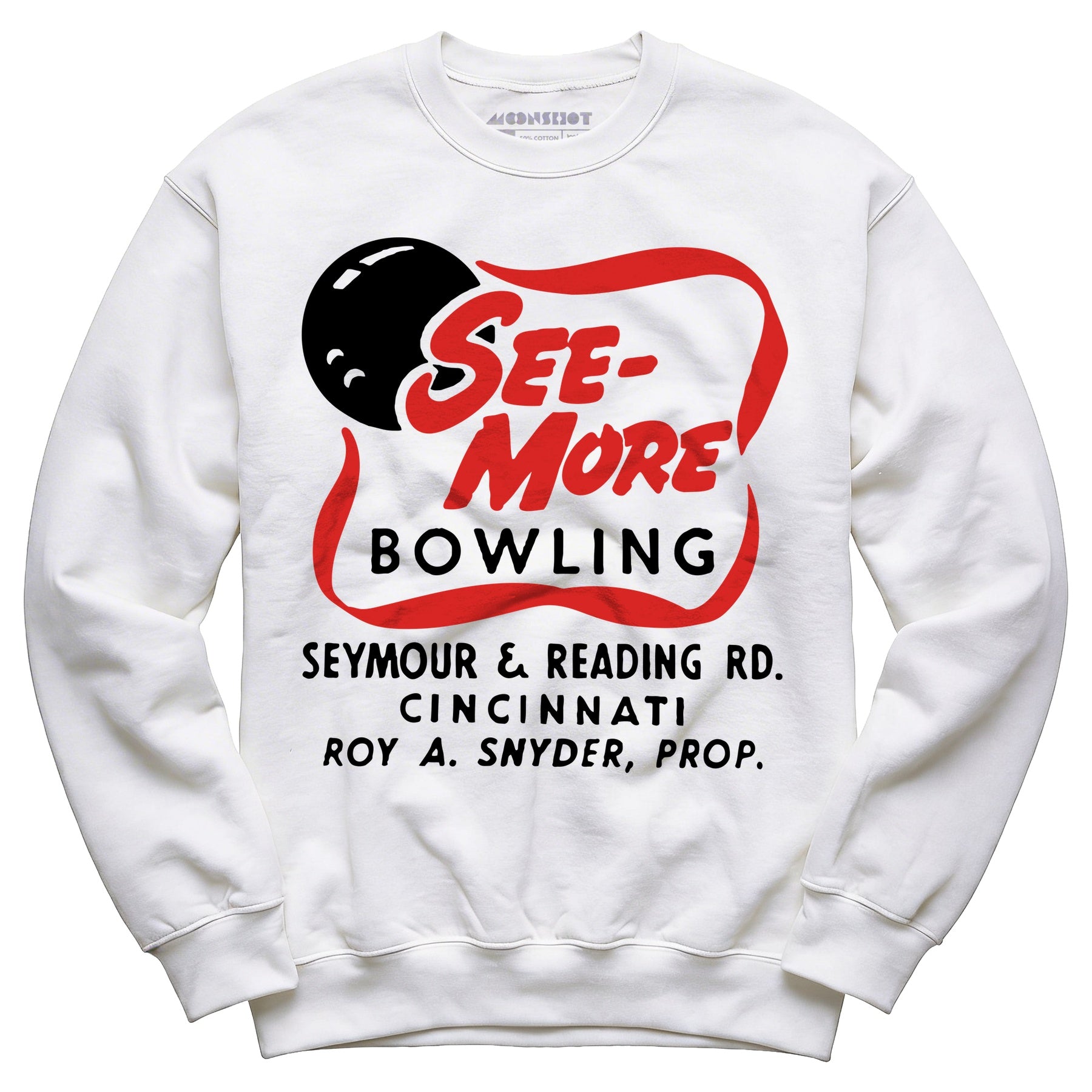 See-More Bowling - Cincinnati, OH - Vintage Bowling Alley - Unisex Sweatshirt
