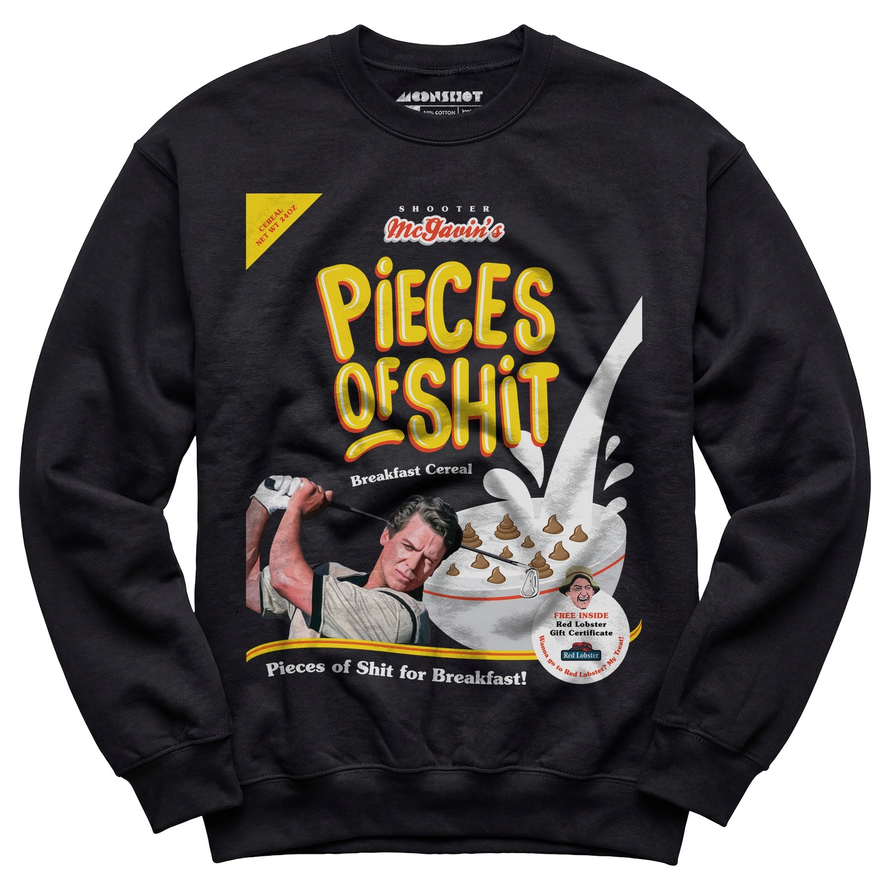 Shooter McGavin's Pieces of Shit Breakfast Cereal - Unisex Sweatshirt