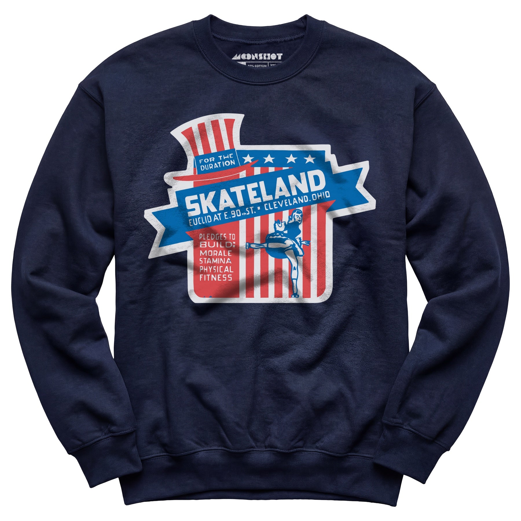 Skateland - Cleveland, OH - Vintage Roller Rink - Unisex Sweatshirt