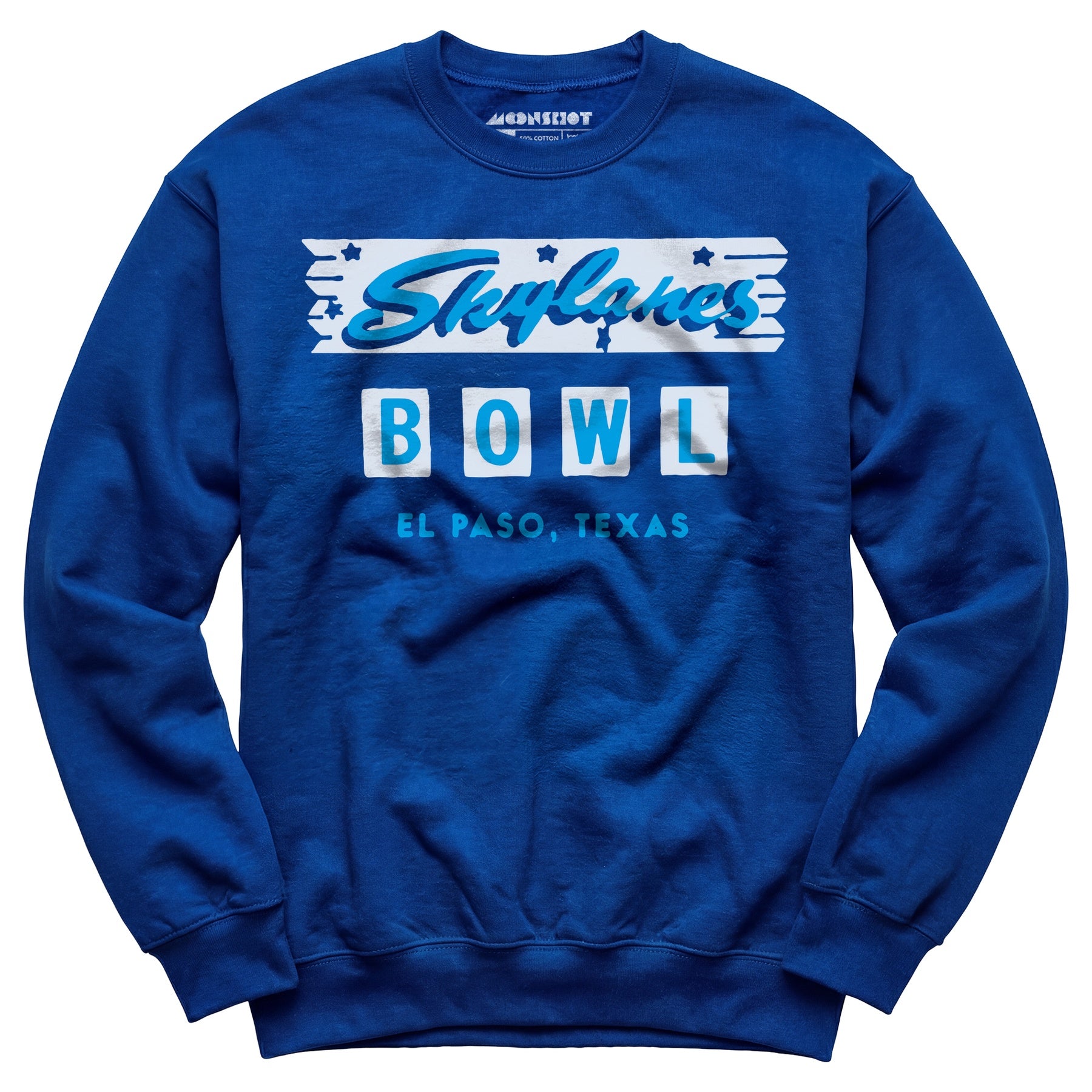 Skylanes Bowl - El Paso, TX - Vintage Bowling Alley - Unisex Sweatshirt