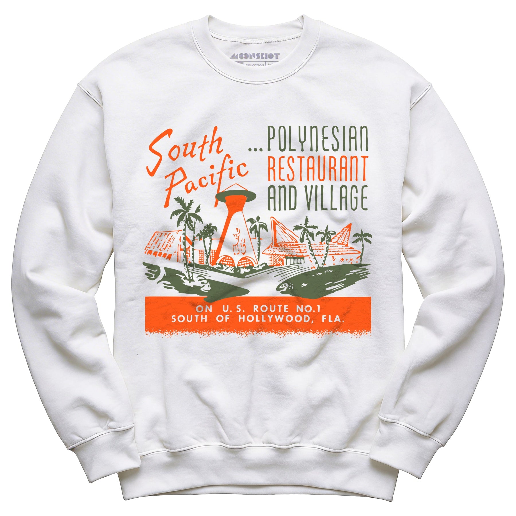 South Pacific - Hallandale Beach, FL - Vintage Tiki Bar - Unisex Sweatshirt