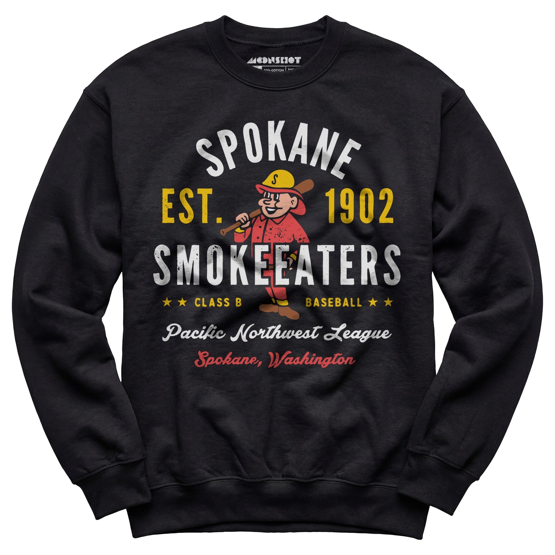 Spokane Smoke Eaters - Washington - Vintage Defunct Baseball Teams - Unisex Sweatshirt