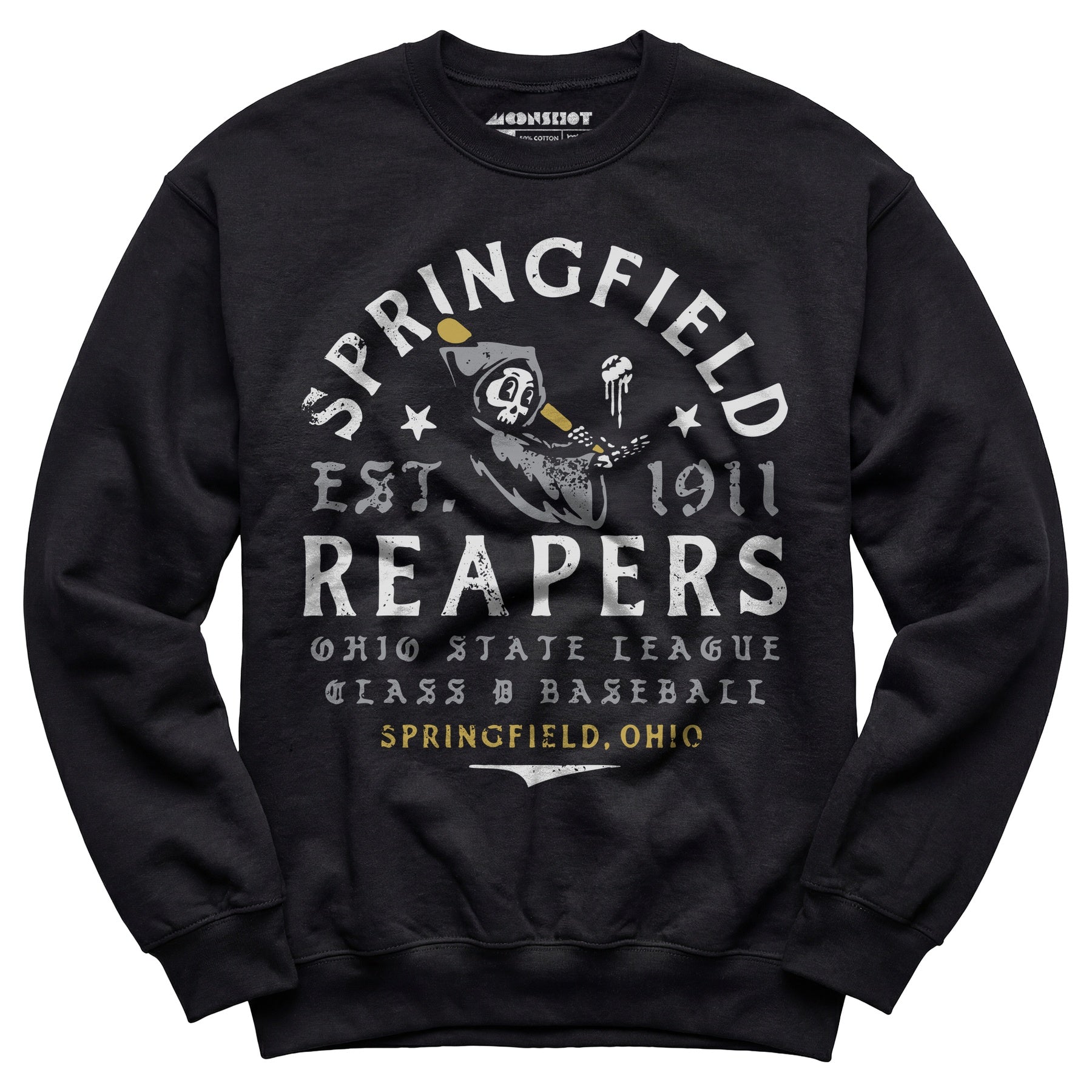 Springfield Reapers - Ohio - Vintage Defunct Baseball Teams - Unisex Sweatshirt
