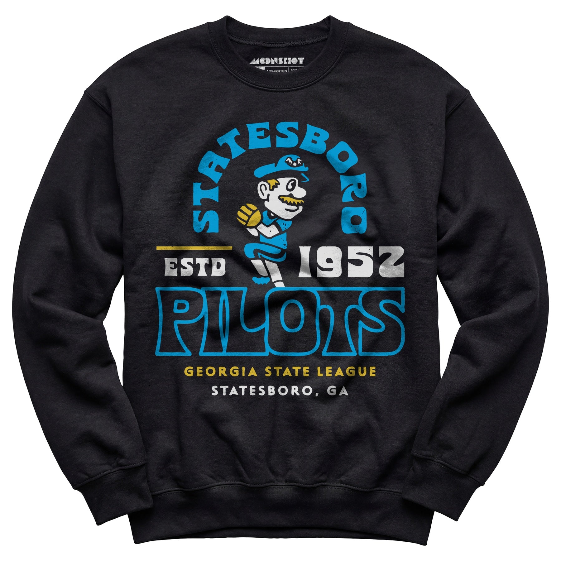 Statesboro Pilots - Georgia - Vintage Defunct Baseball Teams - Unisex Sweatshirt