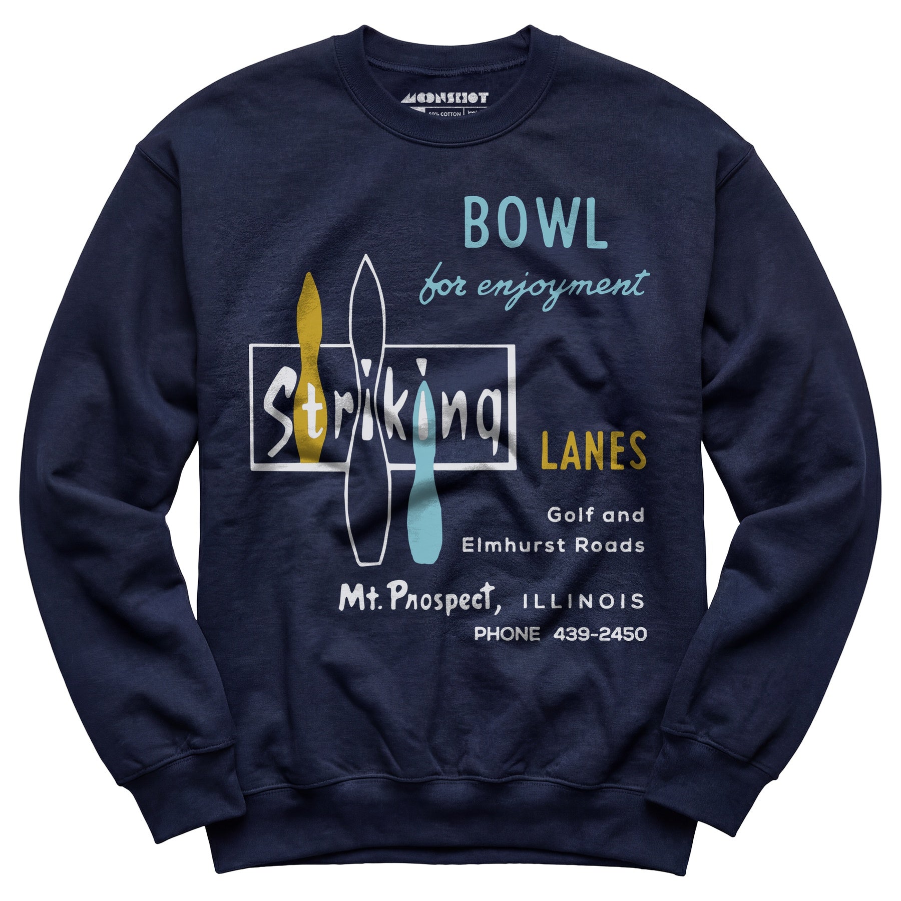 Striking Lanes - Mt. Prospect, IL - Vintage Bowling Alley - Unisex Sweatshirt