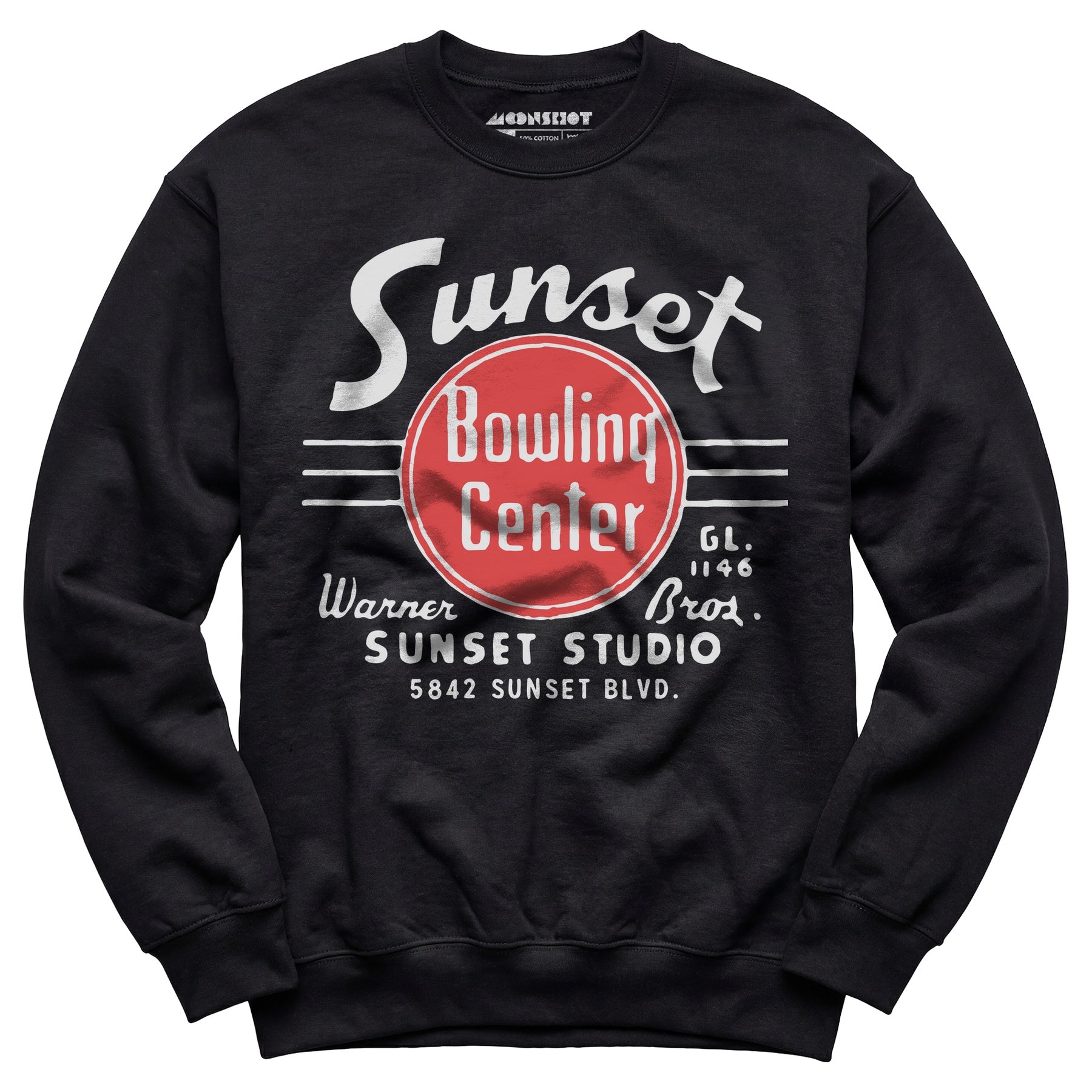 Sunset Bowling Center v2 - Hollywood, CA - Vintage Bowling Alley - Unisex Sweatshirt