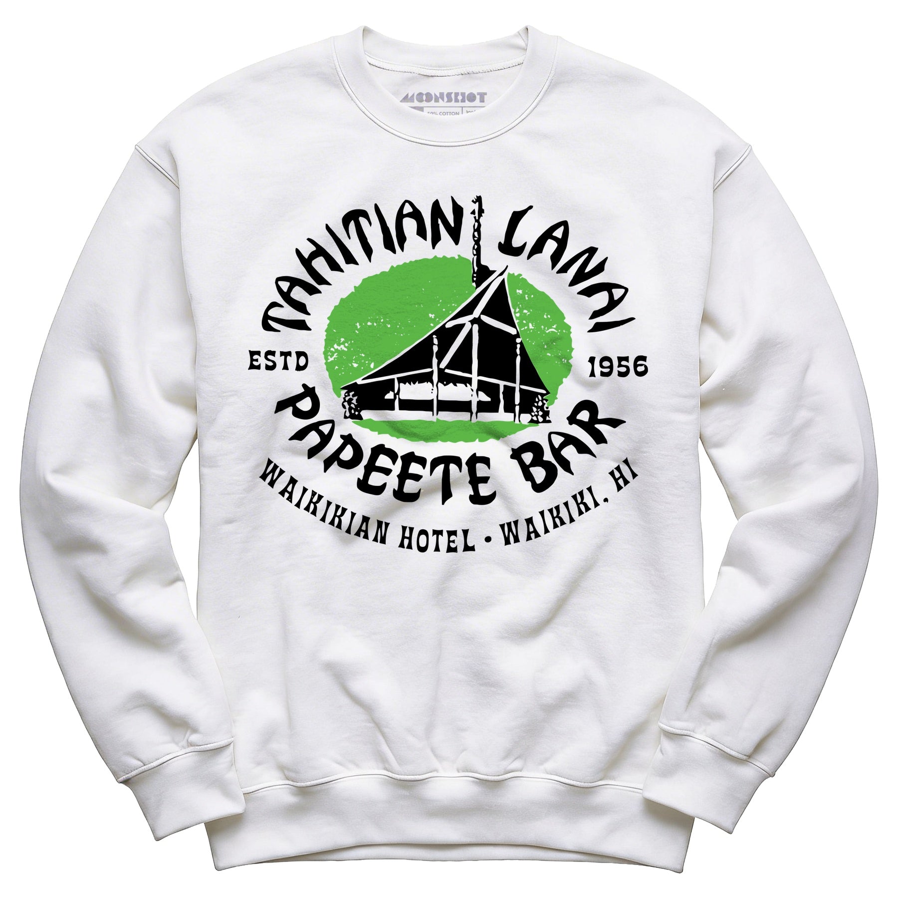 Tahitian Lanai Papeete Bar - Waikiki, HI - Vintage Tiki Bar - Unisex Sweatshirt