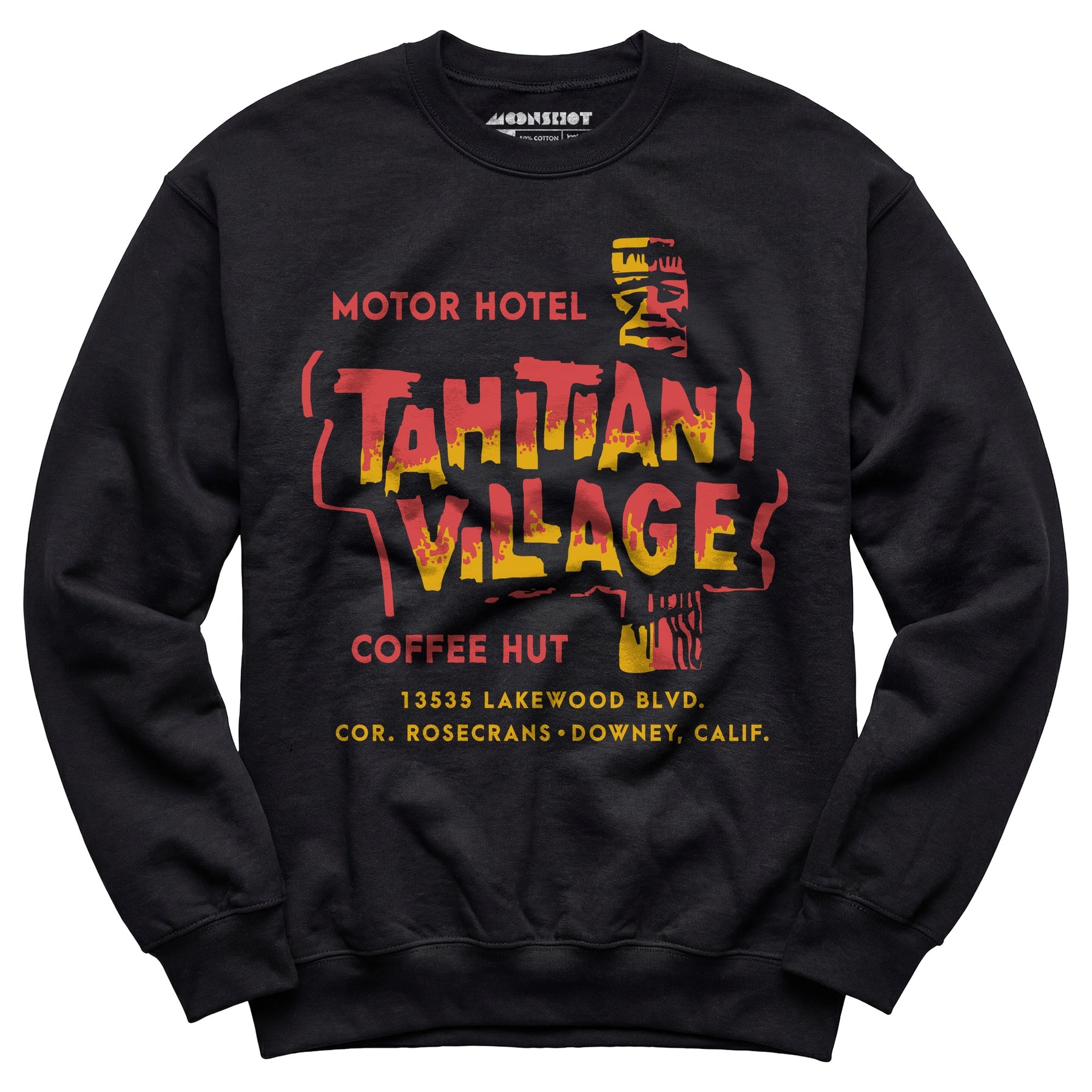 Tahitian Village - Downey, CA - Vintage Tiki Bar - Unisex Sweatshirt