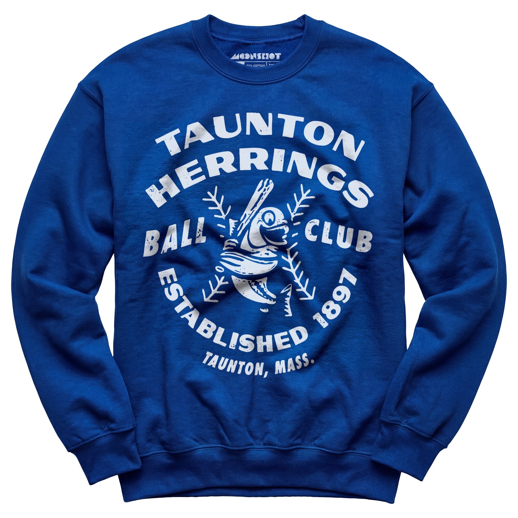 Taunton Herrings - Massachusetts - Vintage Defunct Baseball Teams - Unisex Sweatshirt