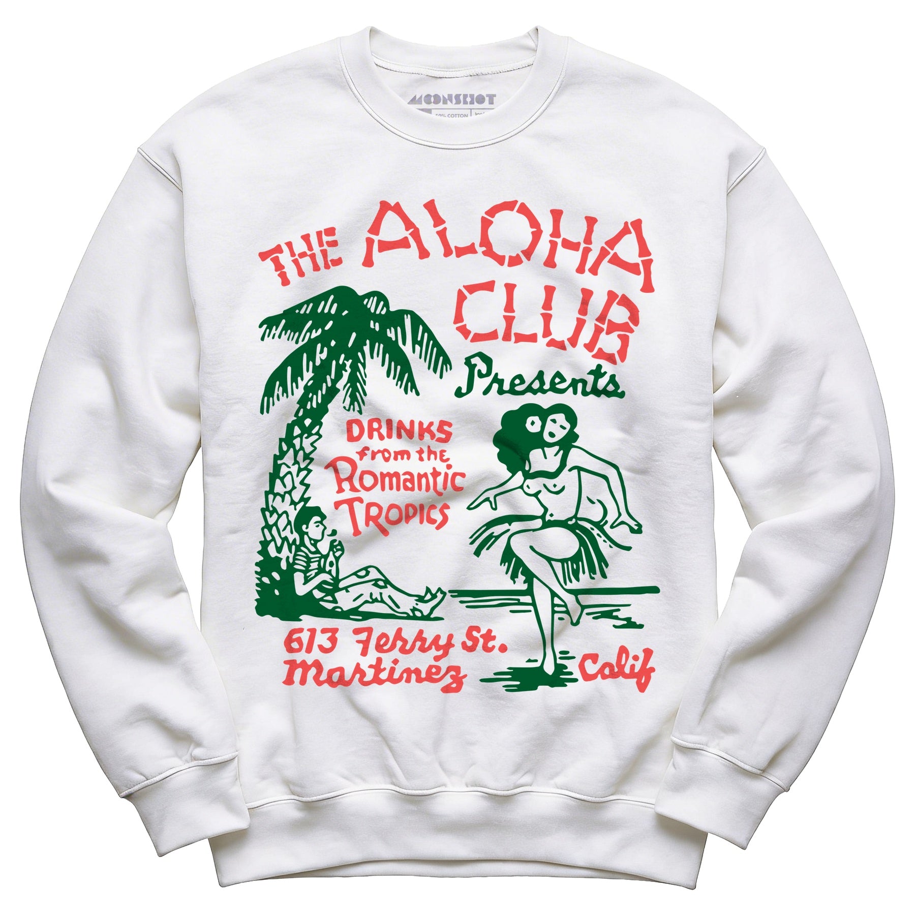 The Aloha Club - Martinez, CA - Vintage Tiki Bar - Unisex Sweatshirt