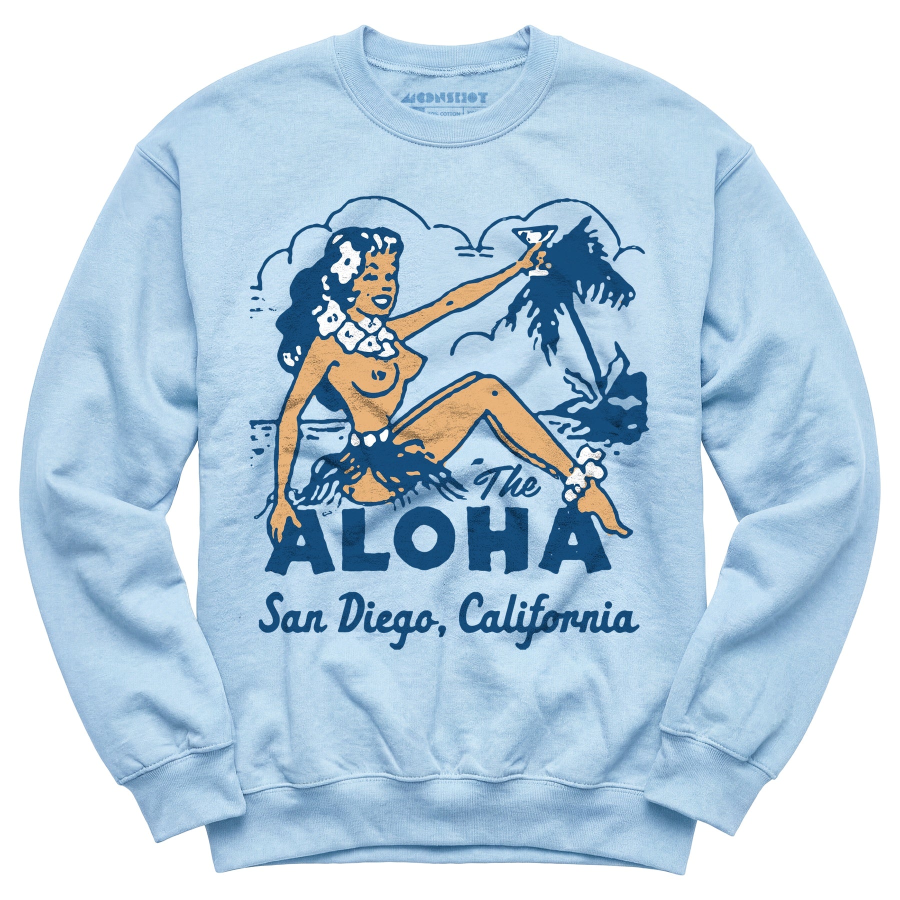 The Aloha - San Diego, CA - Vintage Tiki Bar - Unisex Sweatshirt