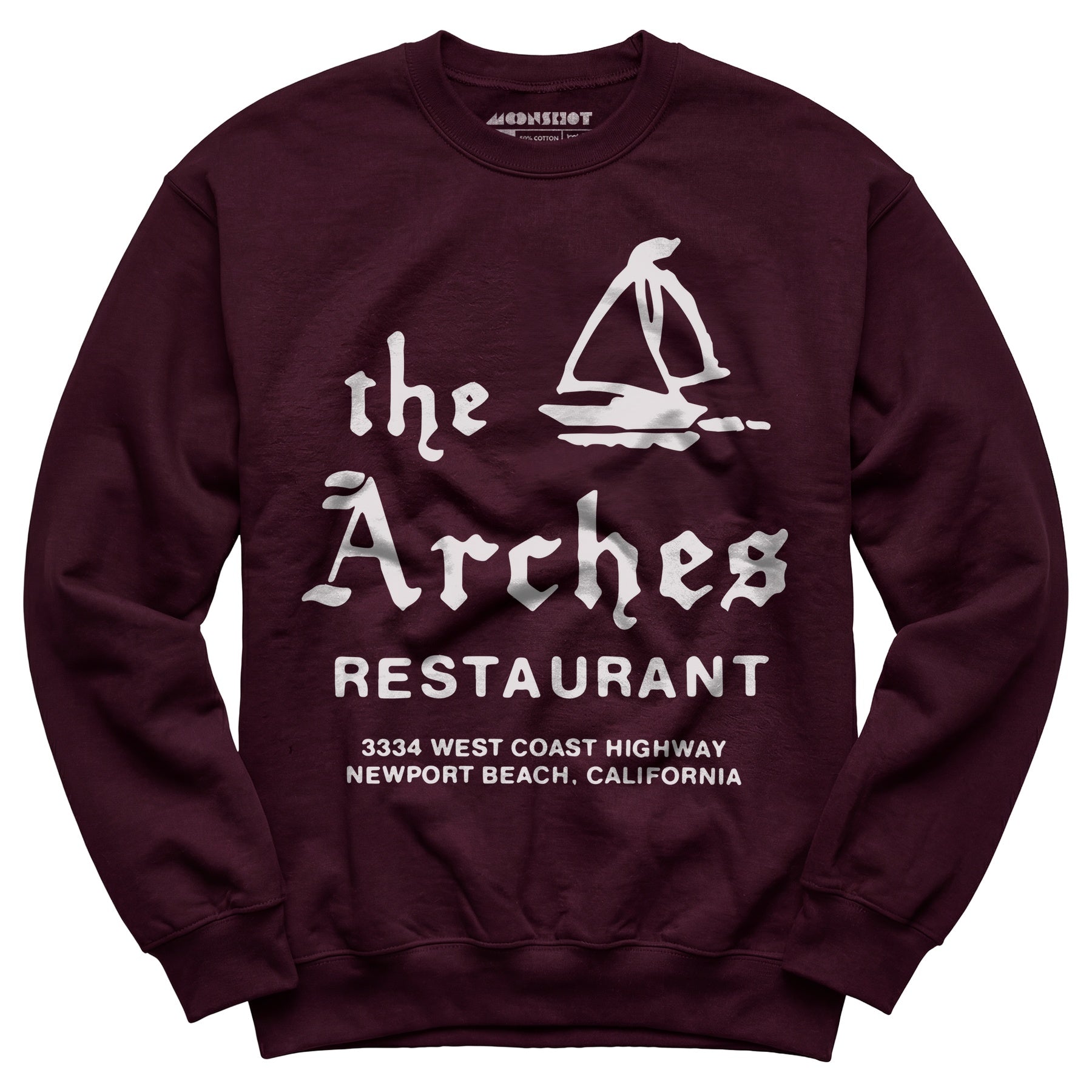 The Arches - Newport Beach, CA - Vintage Restaurant - Unisex Sweatshirt