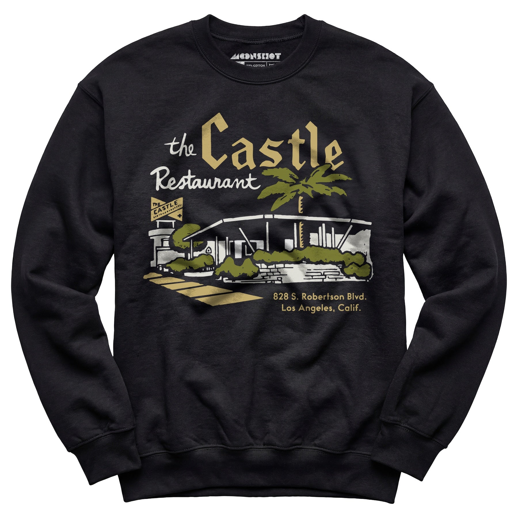 The Castle - Los Angeles, CA - Vintage Restaurant - Unisex Sweatshirt