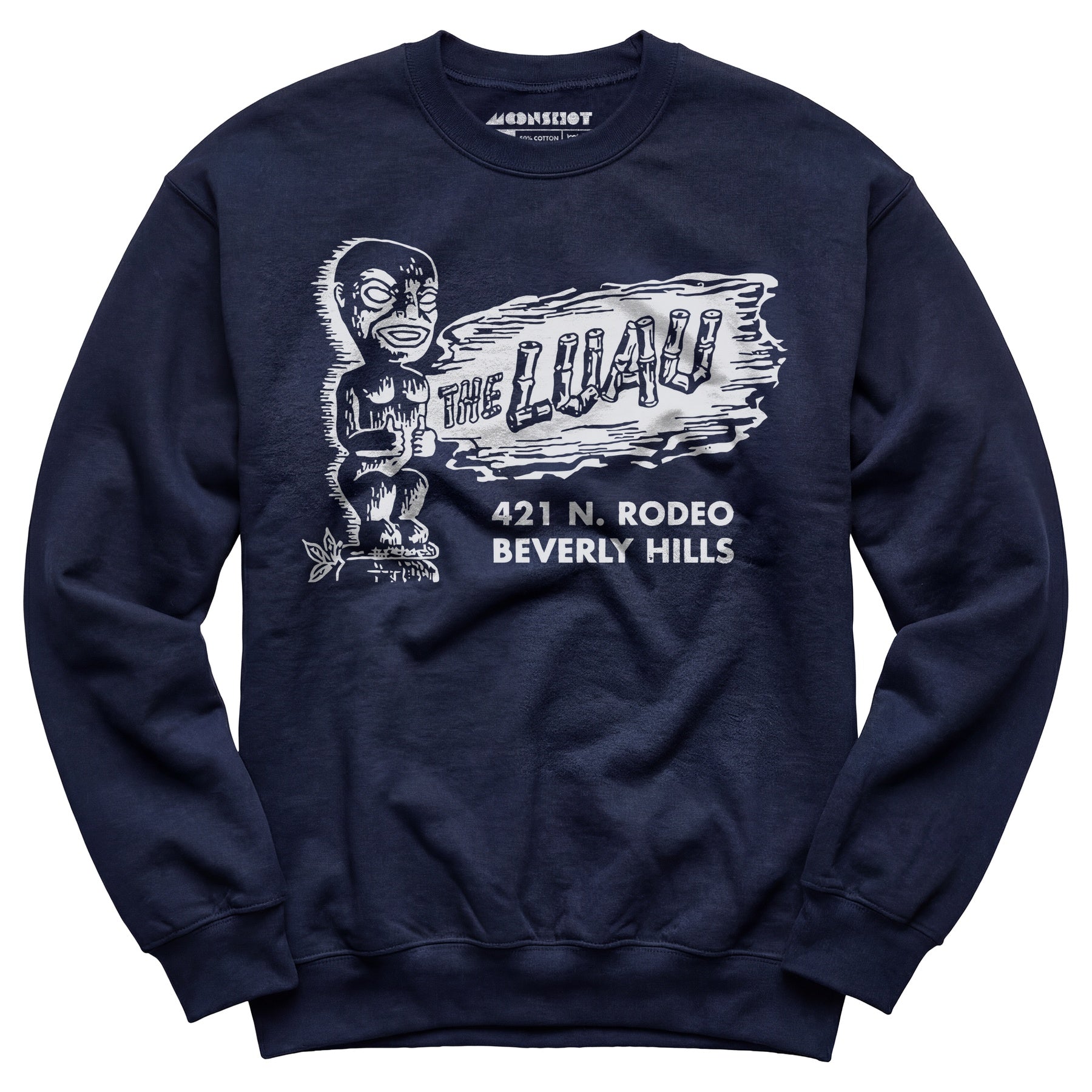 The Luau - Beverly Hills, CA - Vintage Tiki Bar - Unisex Sweatshirt