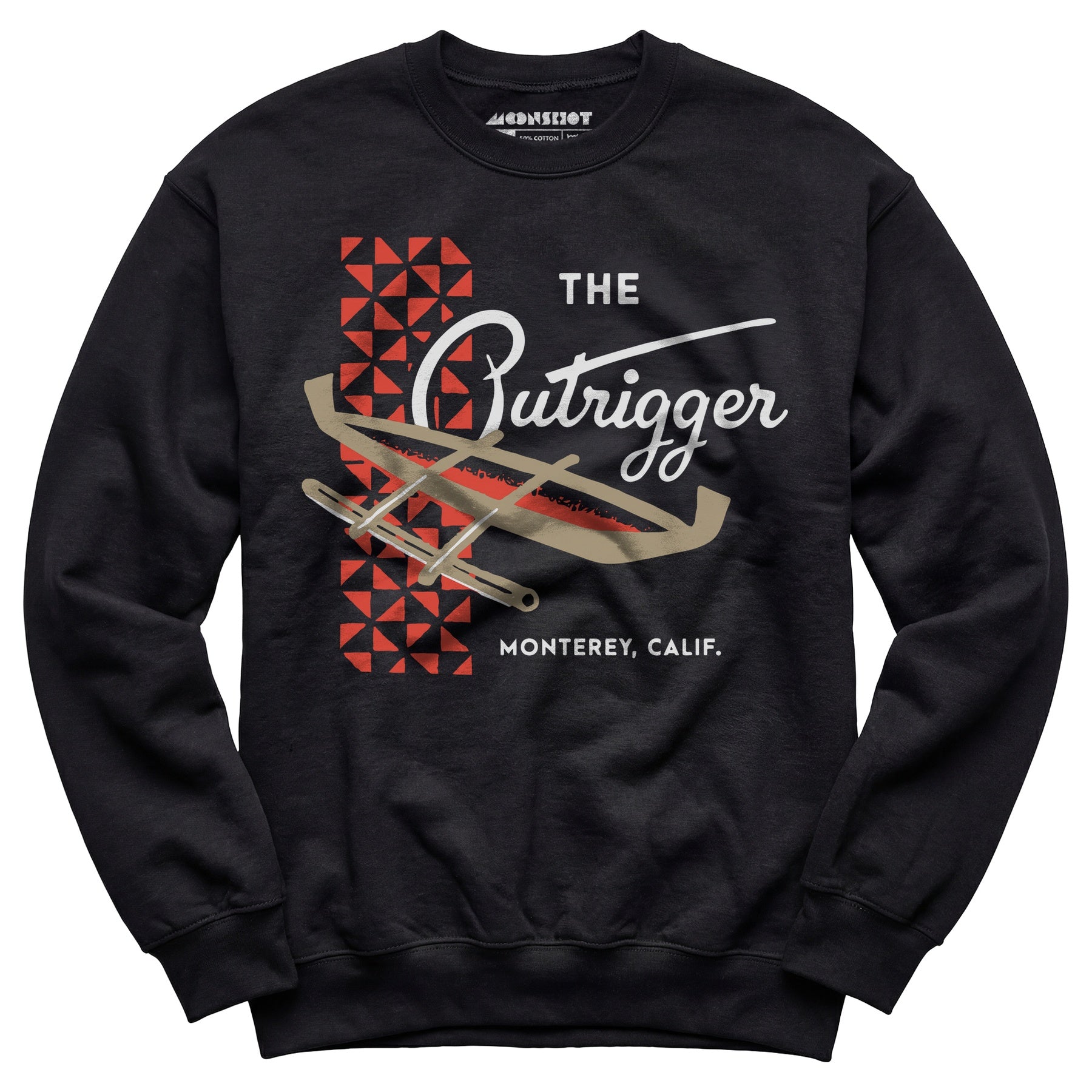 The Outrigger - Monterey, CA - Vintage Tiki Bar - Unisex Sweatshirt