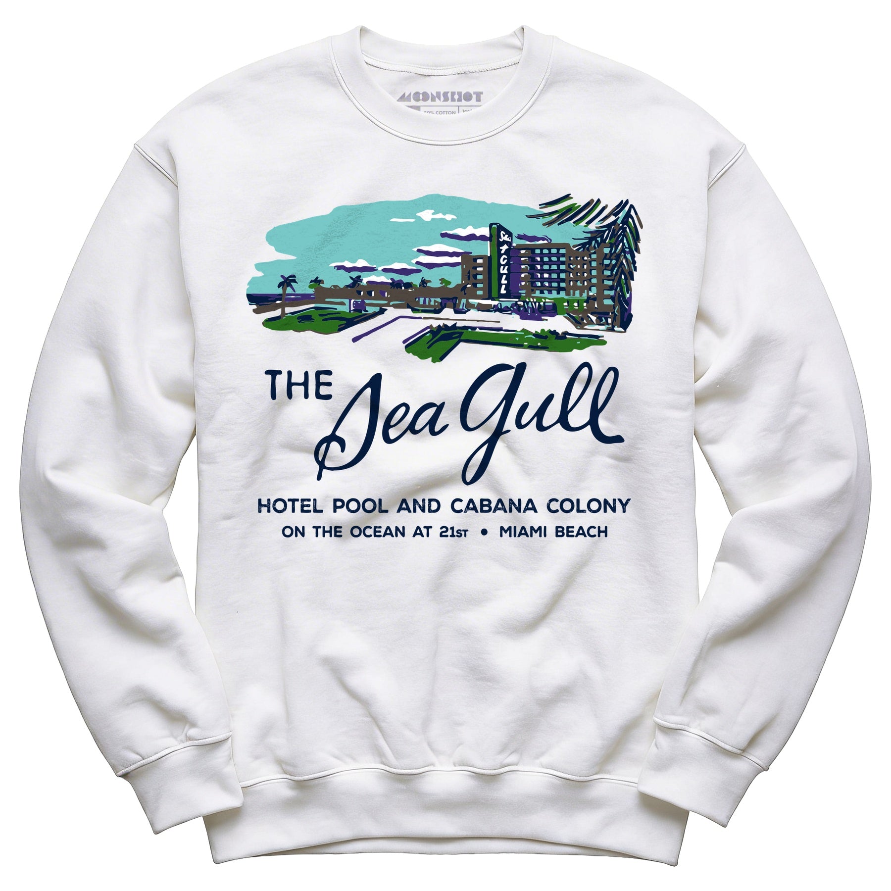 The Sea Gull - Miami, FL - Vintage Hotel - Unisex Sweatshirt