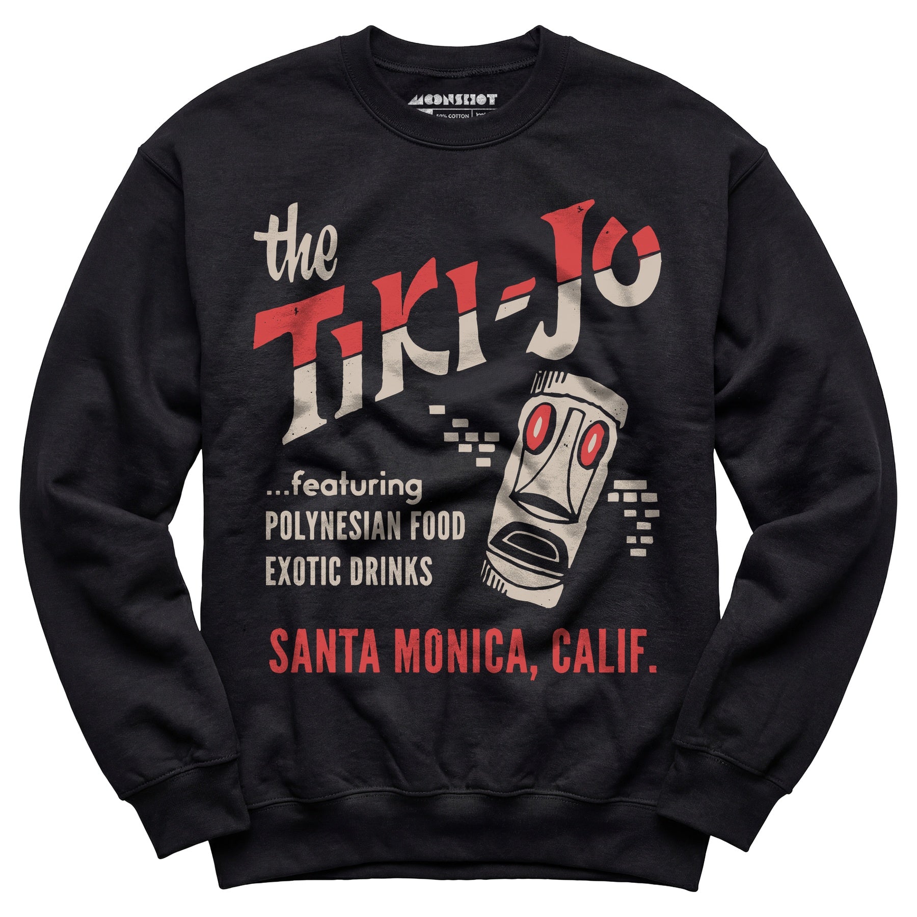 The Tiki-Jo - Santa Monica, CA - Vintage Tiki Bar - Unisex Sweatshirt