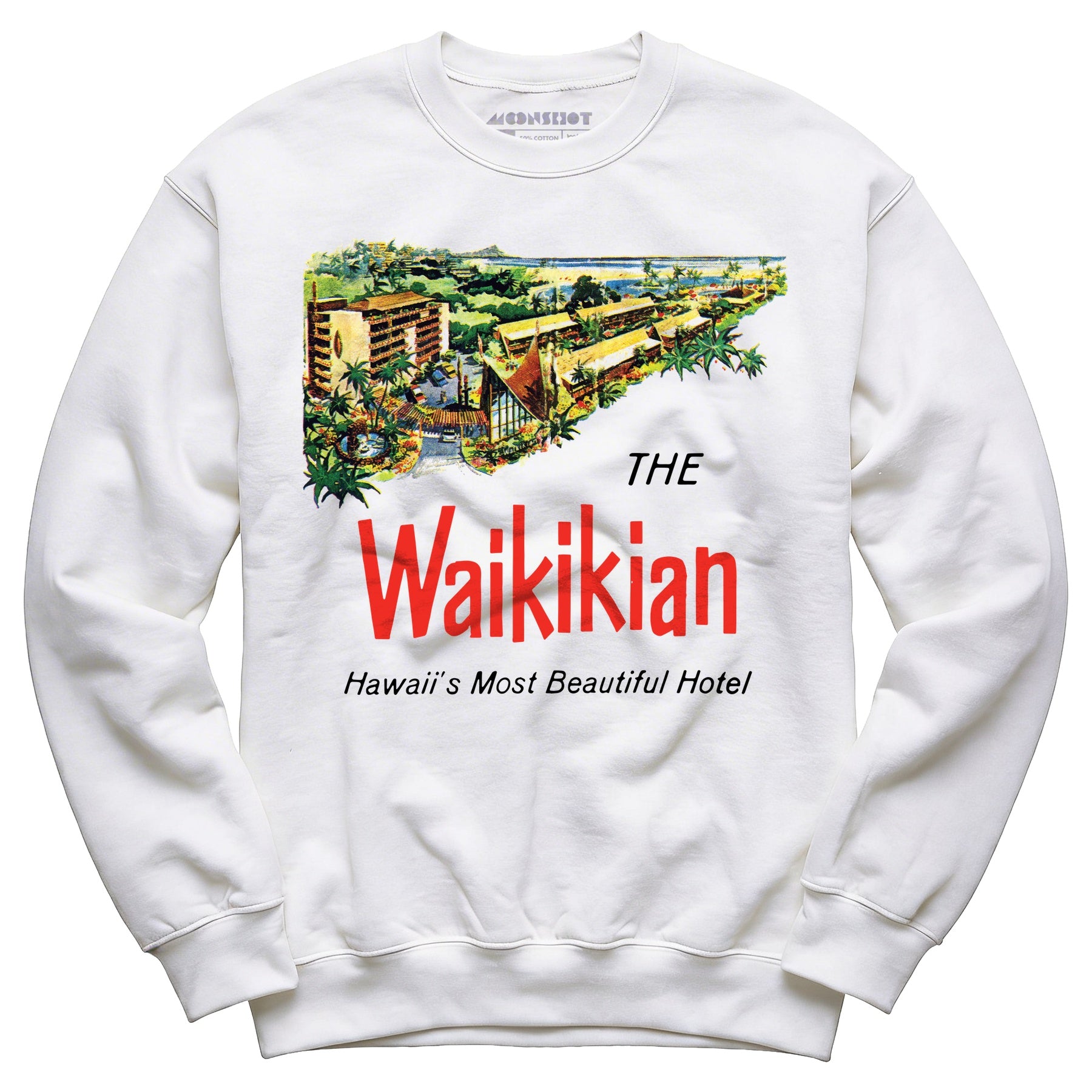The Waikikian - Waikiki, HI - Vintage Hotel - Unisex Sweatshirt