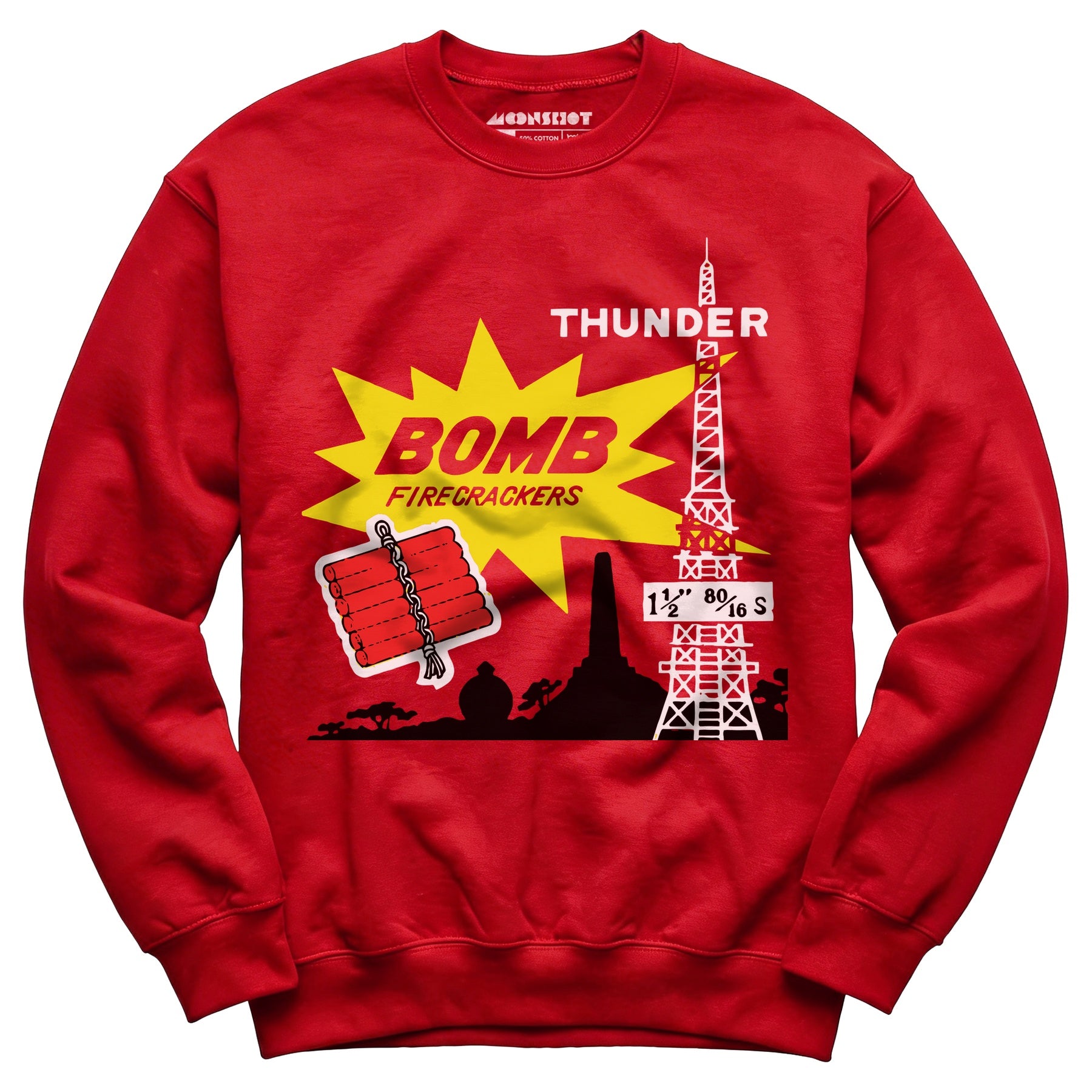 Thunder Bomb Retro Vintage Fireworks - Unisex Sweatshirt