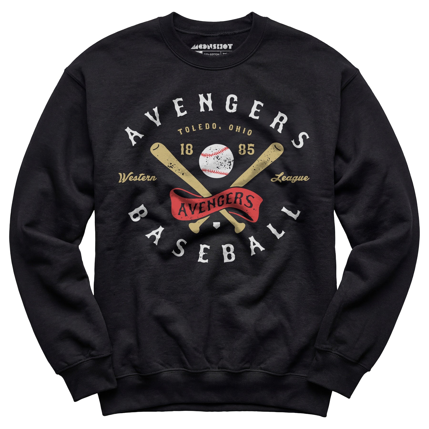 Toledo Avengers - Ohio - Vintage Defunct Baseball Teams - Unisex Sweatshirt
