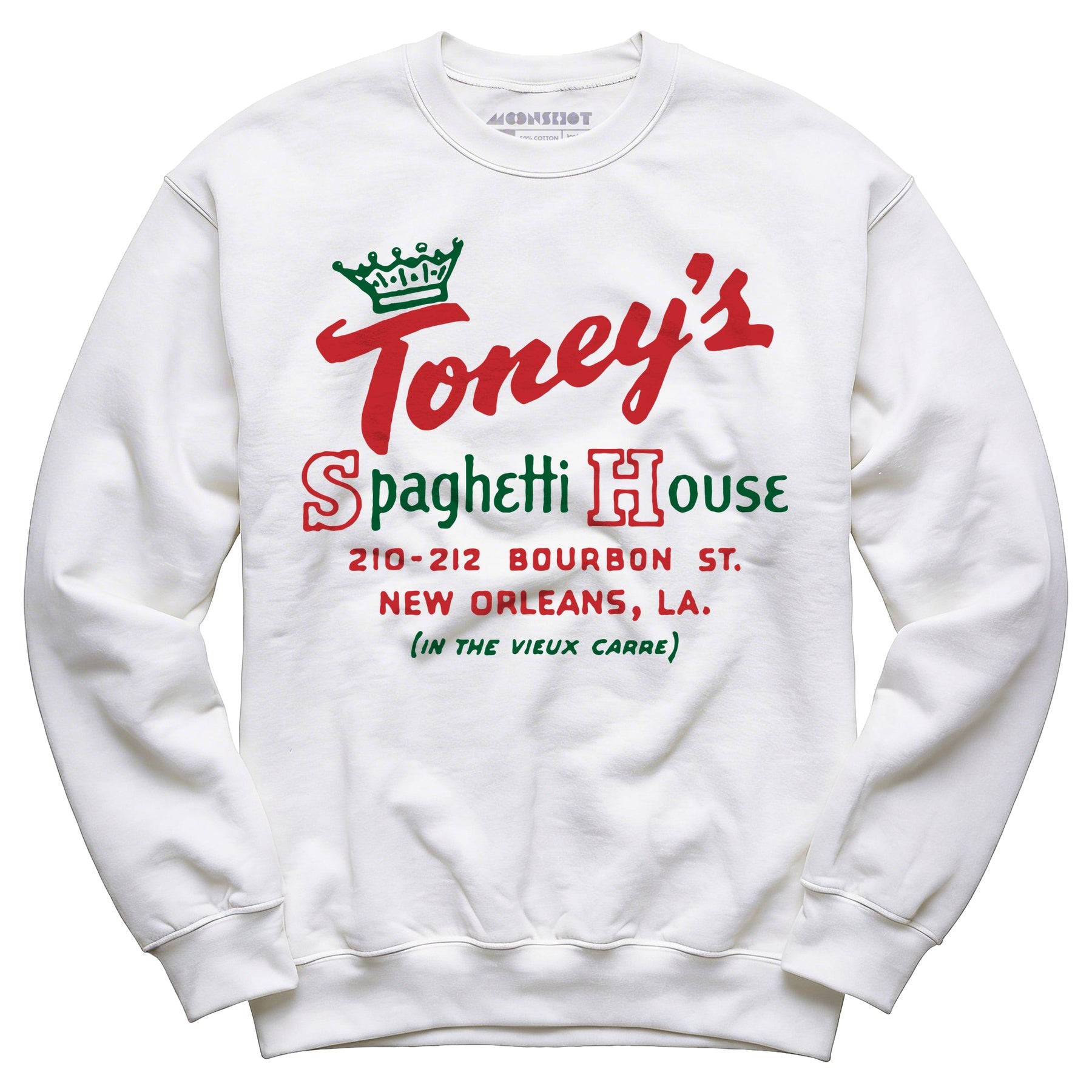 Toney's Spaghetti House - New Orleans, LA - Vintage Restaurant - Unisex Sweatshirt