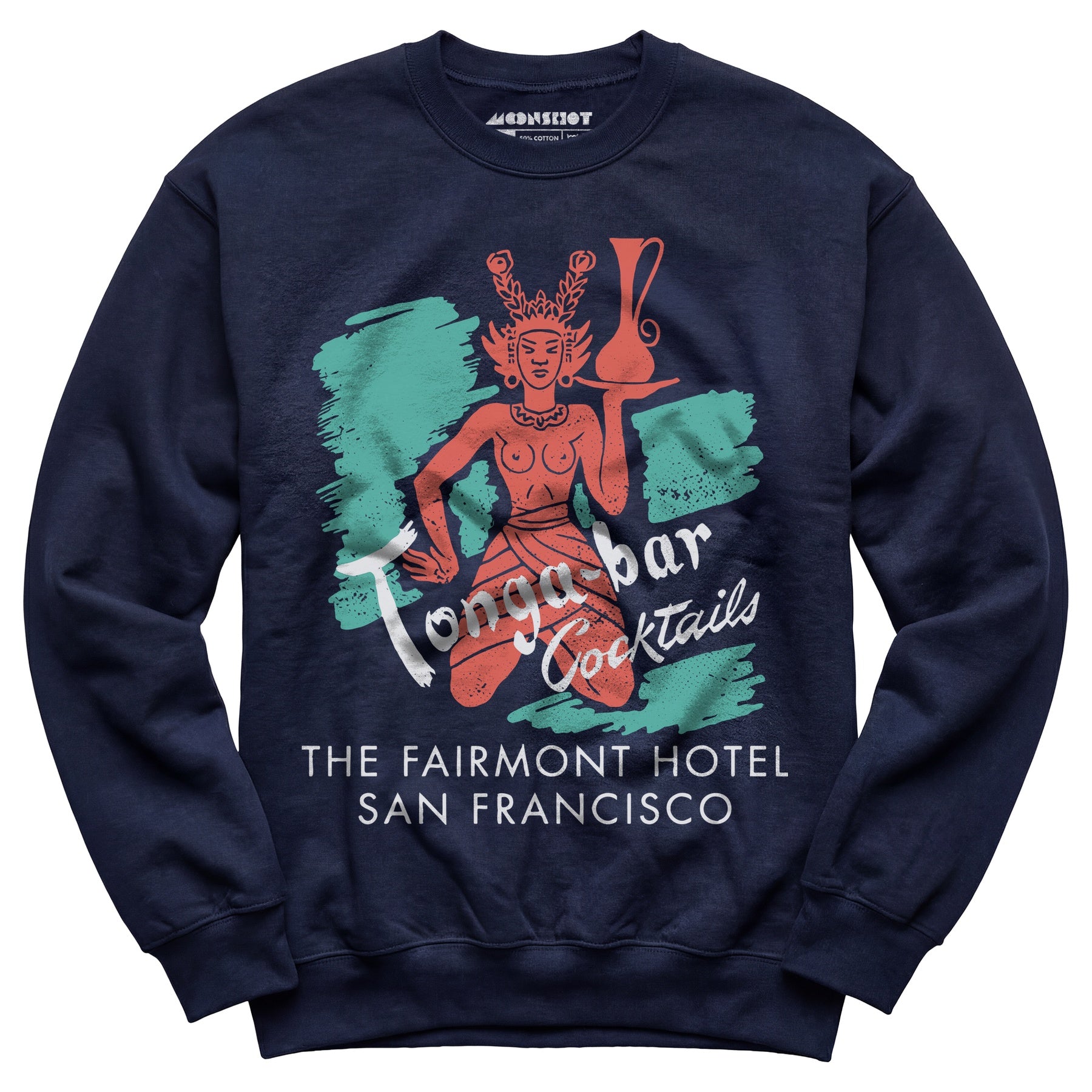 Tonga Room v2 - San Francisco, CA - Vintage Tiki Bar - Unisex Sweatshirt
