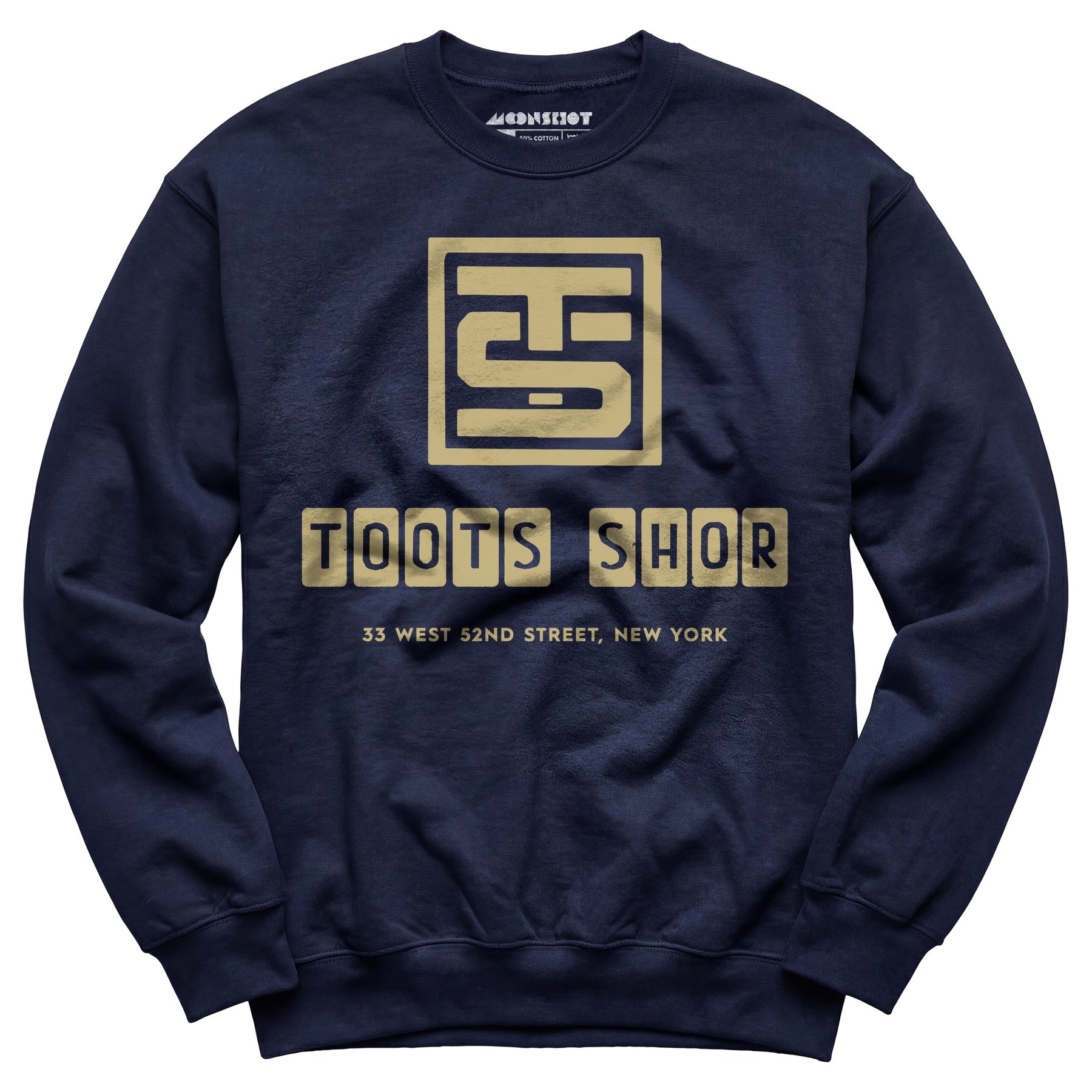 Toots Shor Logo - Manhattan, NY - Vintage Restaurant - Unisex Sweatshirt
