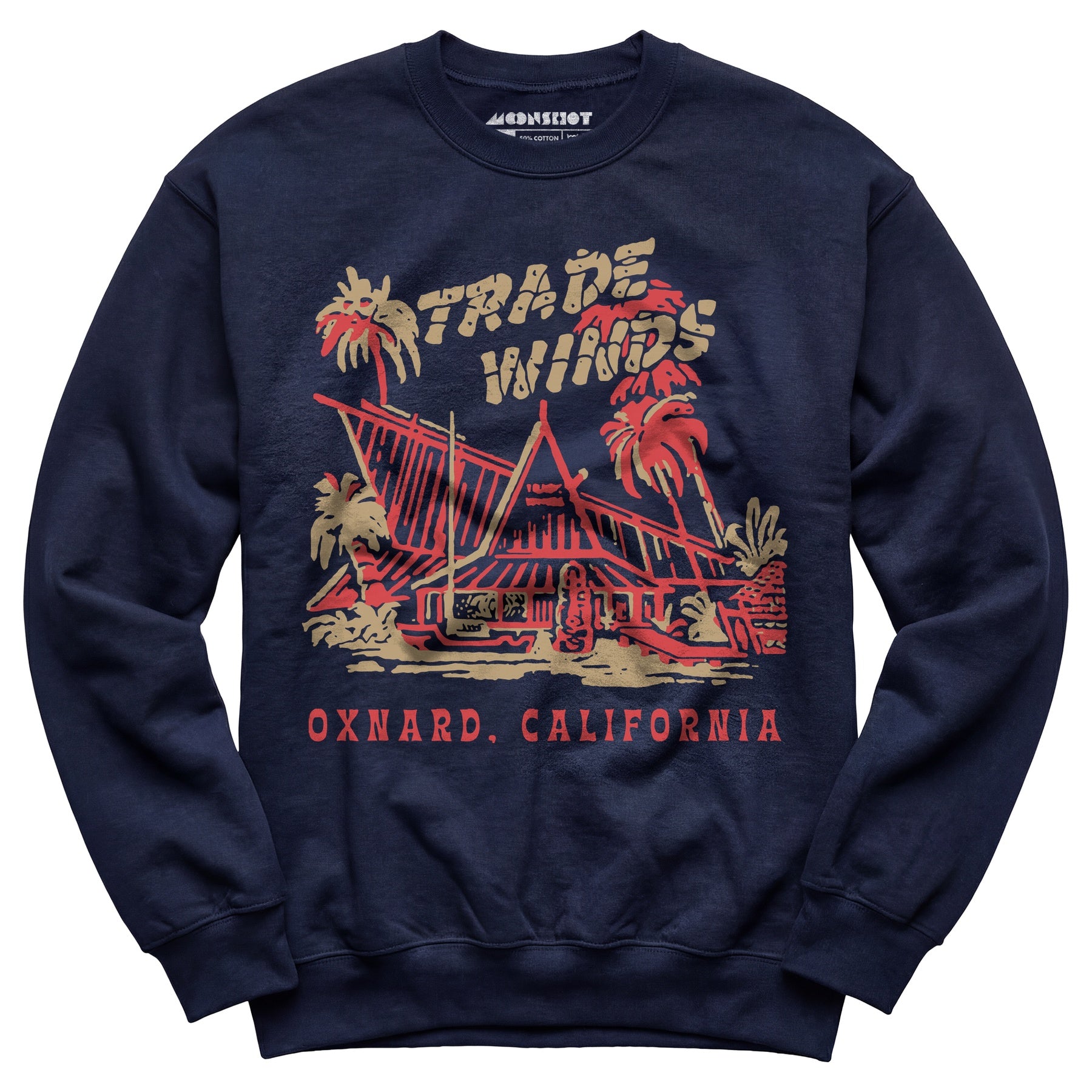 Trade Winds - Oxnard, CA - Vintage Tiki Bar - Unisex Sweatshirt