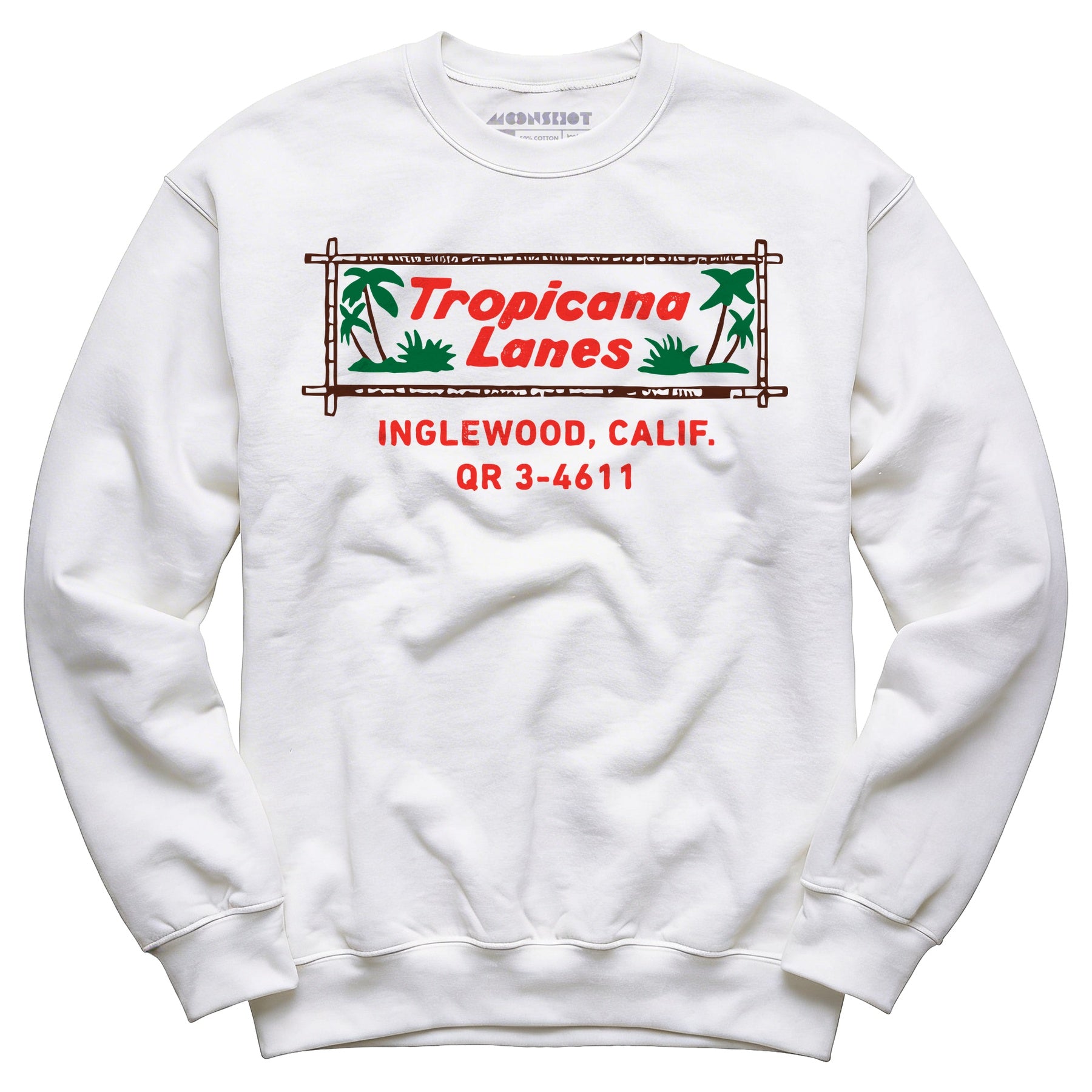 Tropicana Lanes - Inglewood, CA - Vintage Bowling Alley - Unisex Sweatshirt