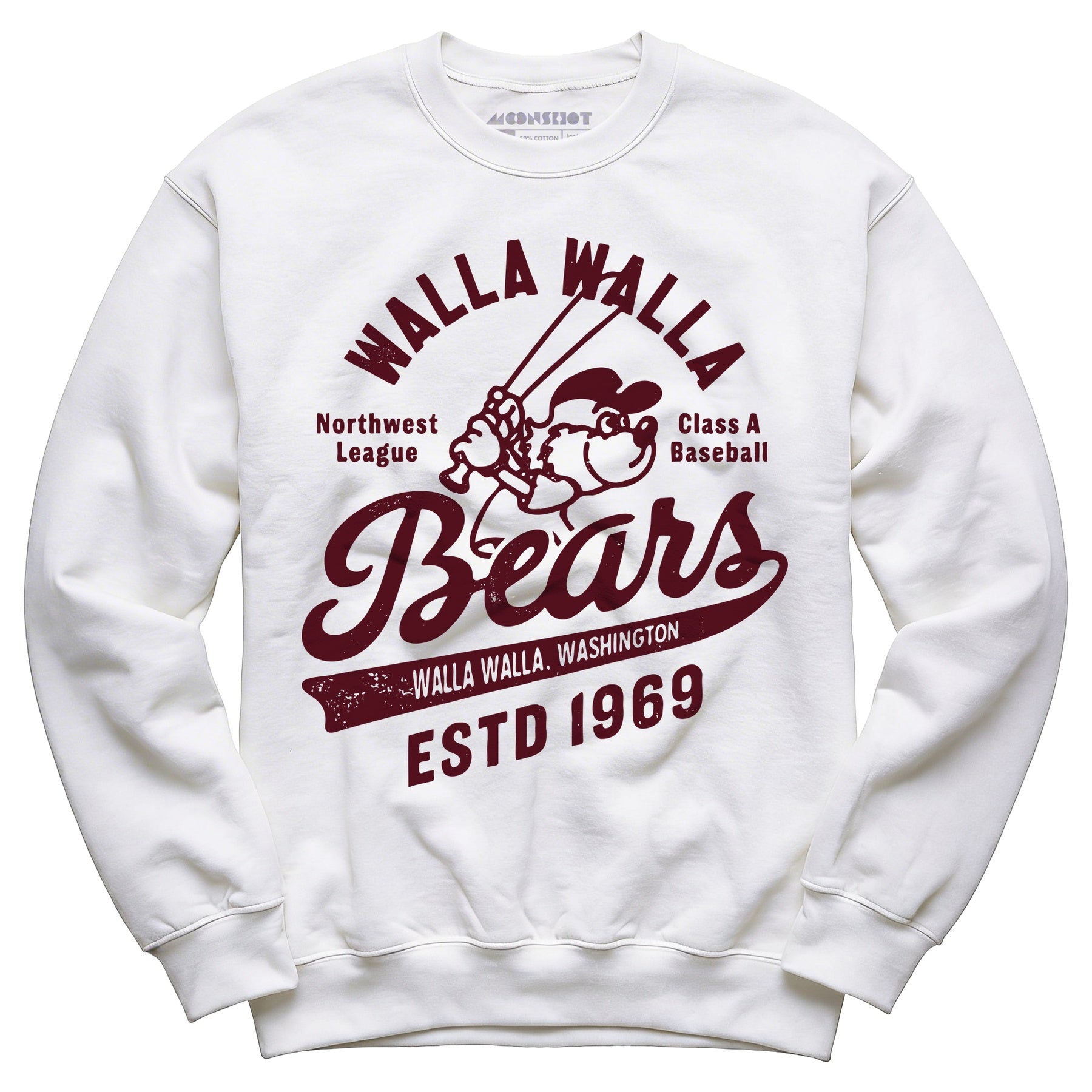 Walla Walla Bears - Washington - Vintage Defunct Baseball Teams - Unisex Sweatshirt