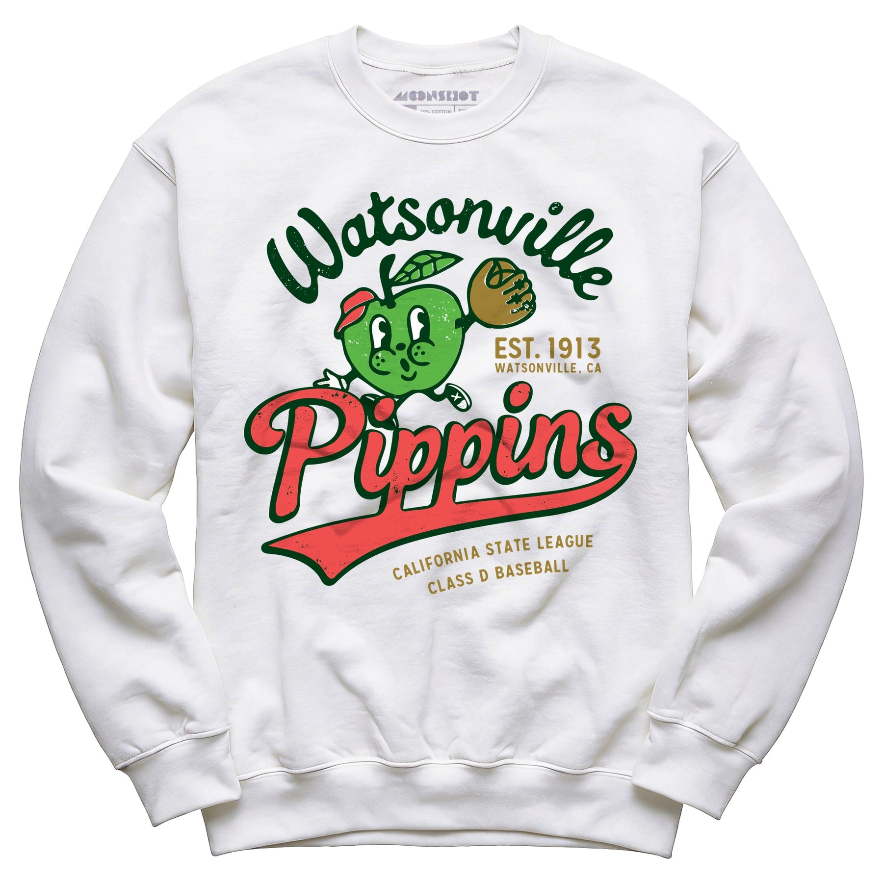 Watsonville Pippins - California - Vintage Defunct Baseball Teams - Unisex Sweatshirt