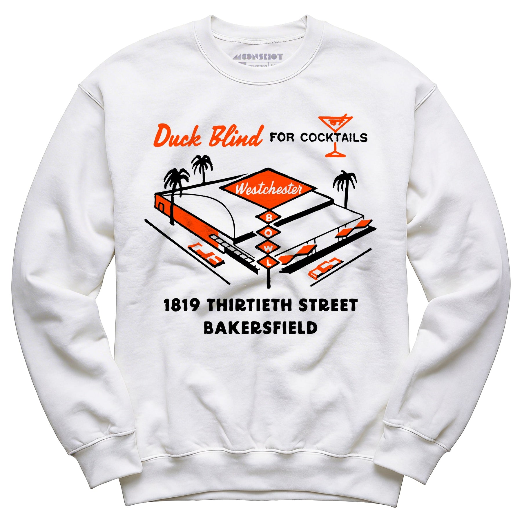 Westchester Bowl v2 - Bakersfield, CA - Vintage Bowling Alley - Unisex Sweatshirt