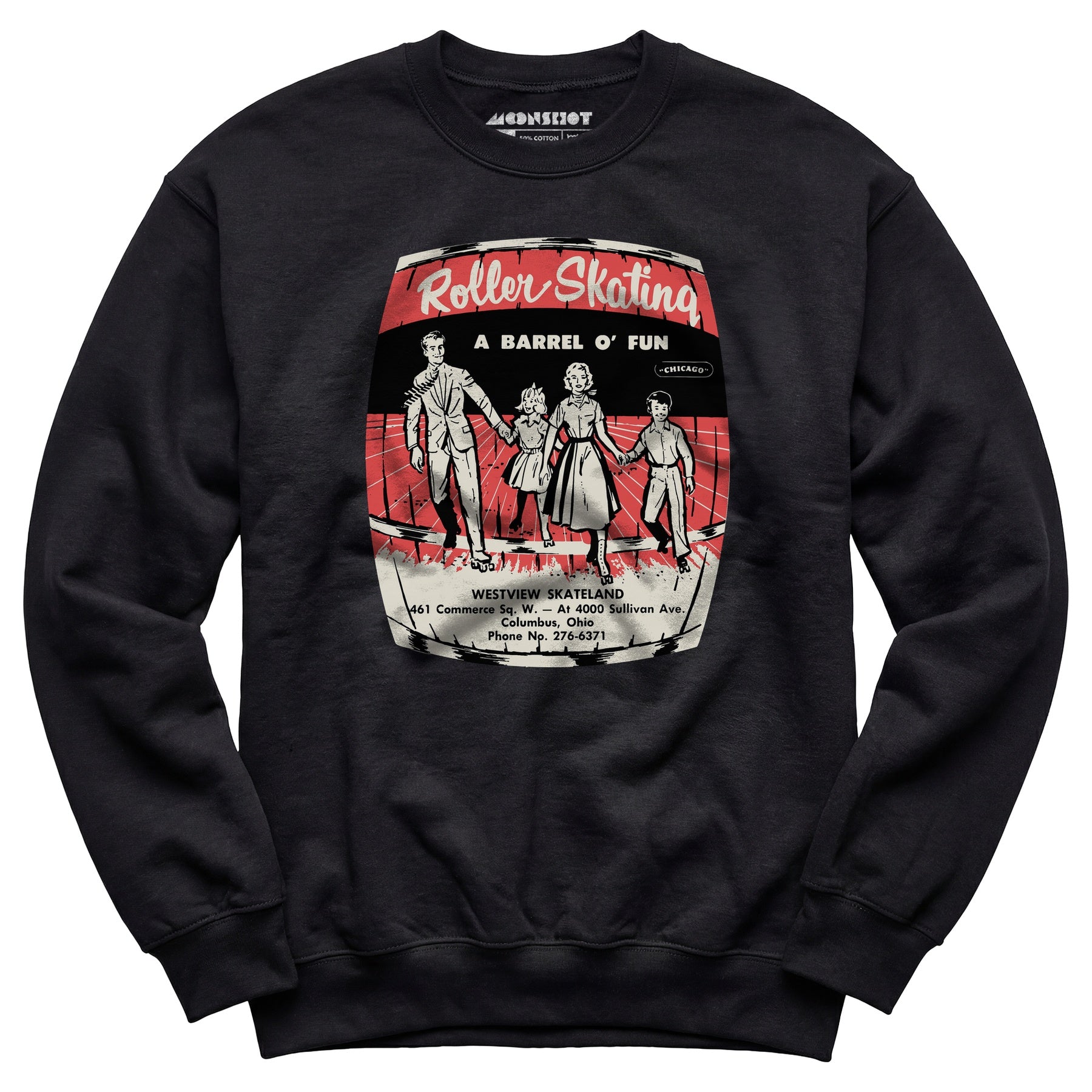 Westview Skateland - Columbus, OH - Vintage Roller Rink - Unisex Sweatshirt