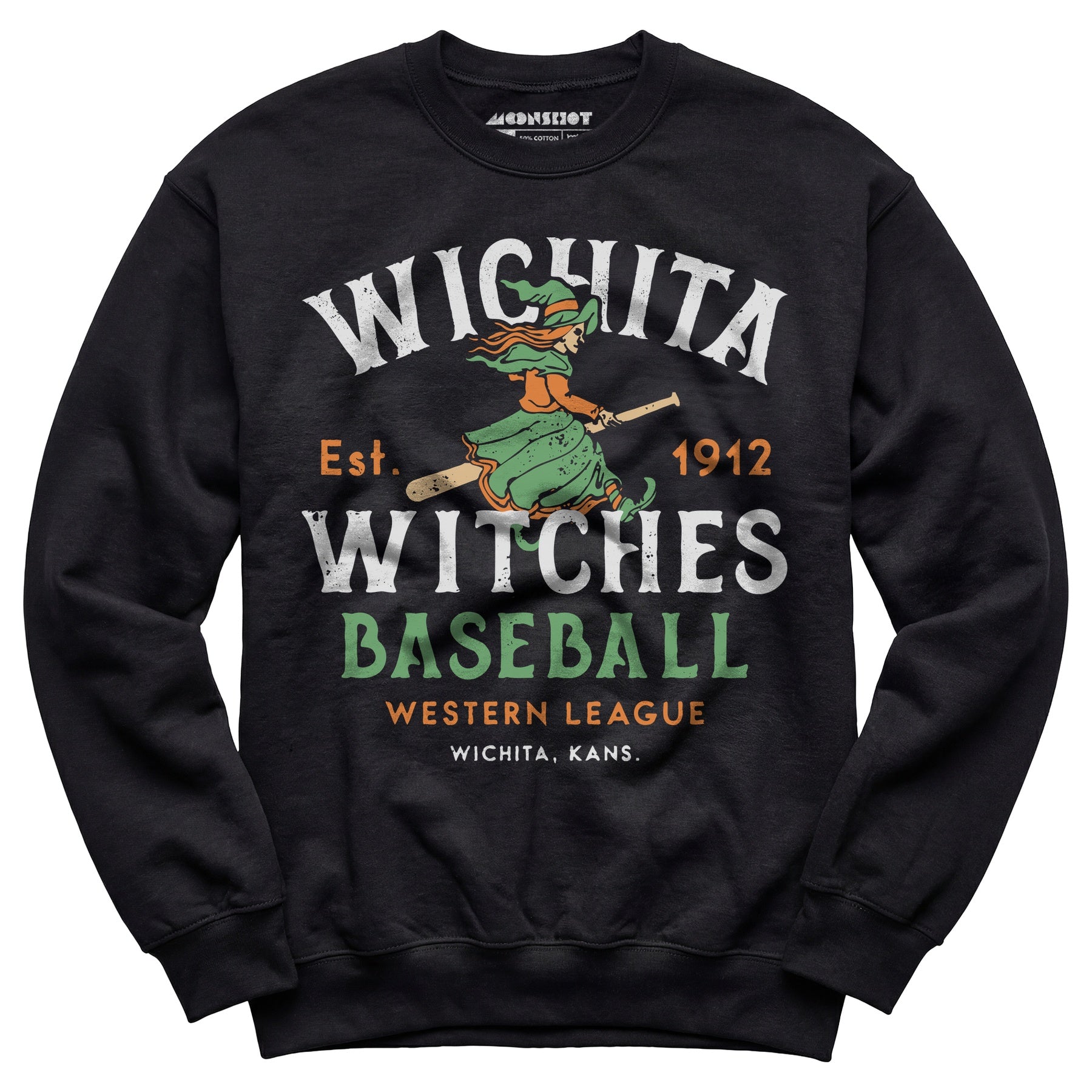 Wichita Witches - Kansas - Vintage Defunct Baseball Teams - Unisex Sweatshirt